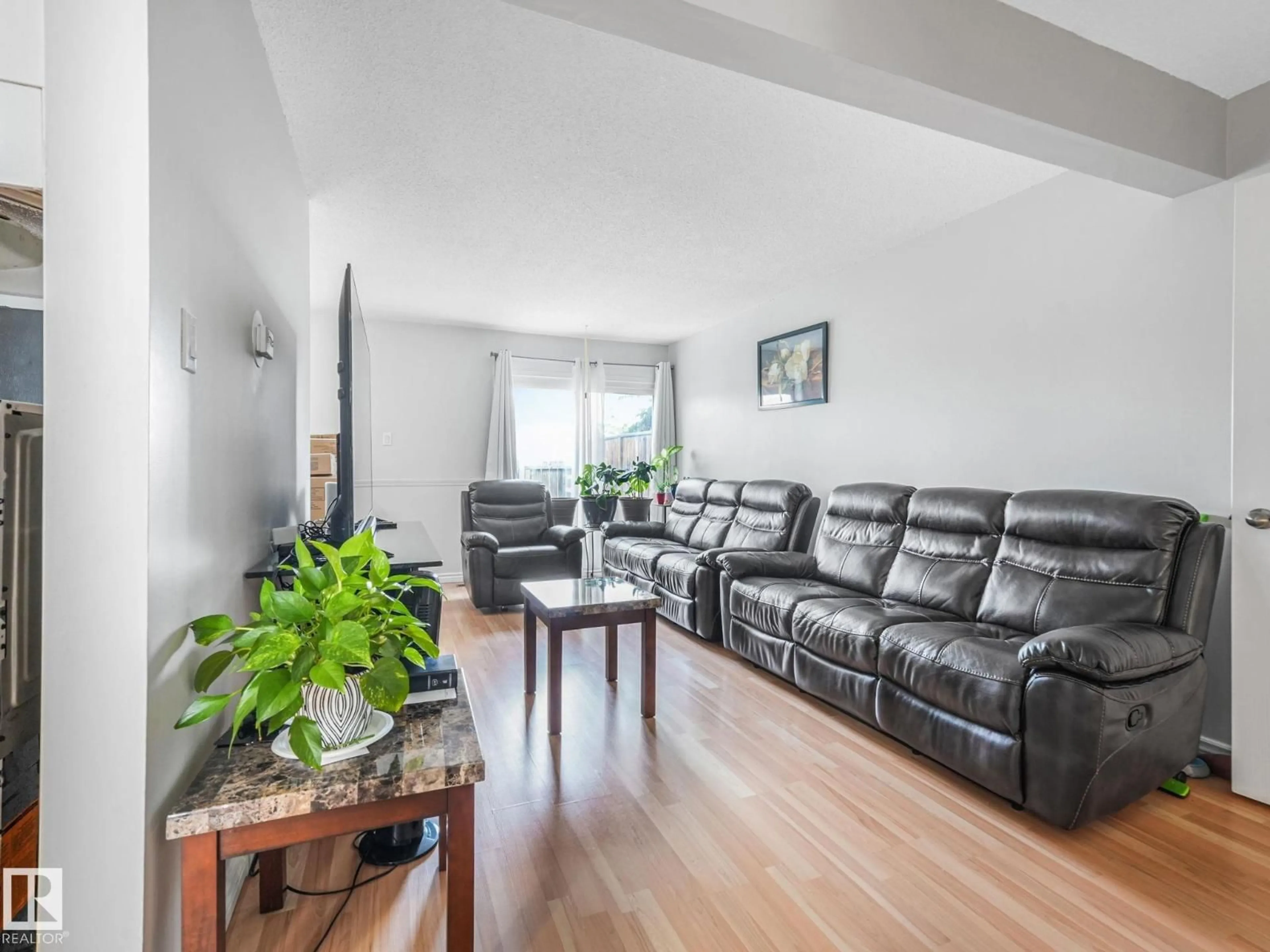 Living room with furniture, unknown for NW - 103 CORNELL CO, Edmonton Alberta T5C3C3