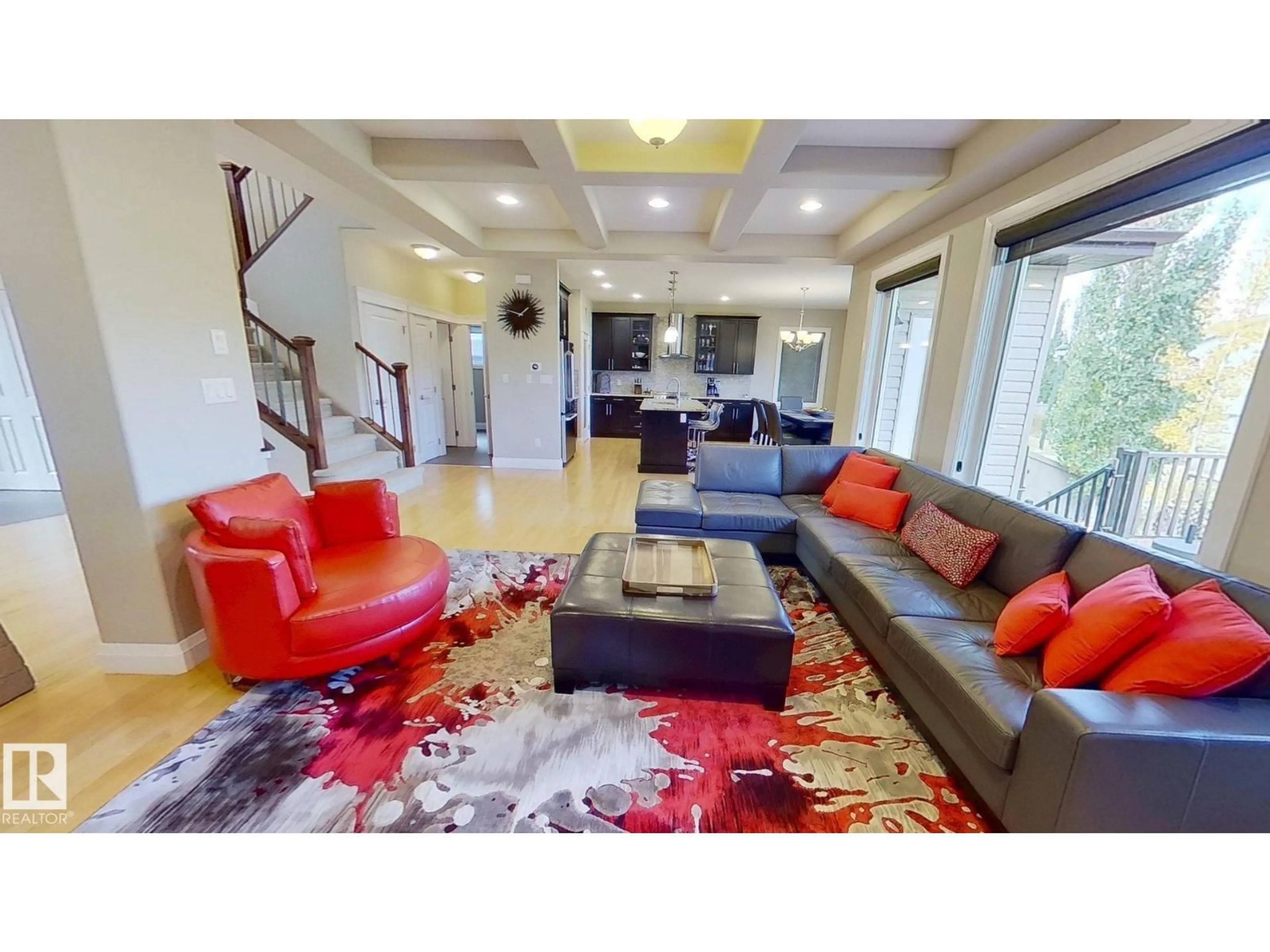 Living room with furniture, unknown for SW - 11628 16 AV, Edmonton Alberta T6W1M9