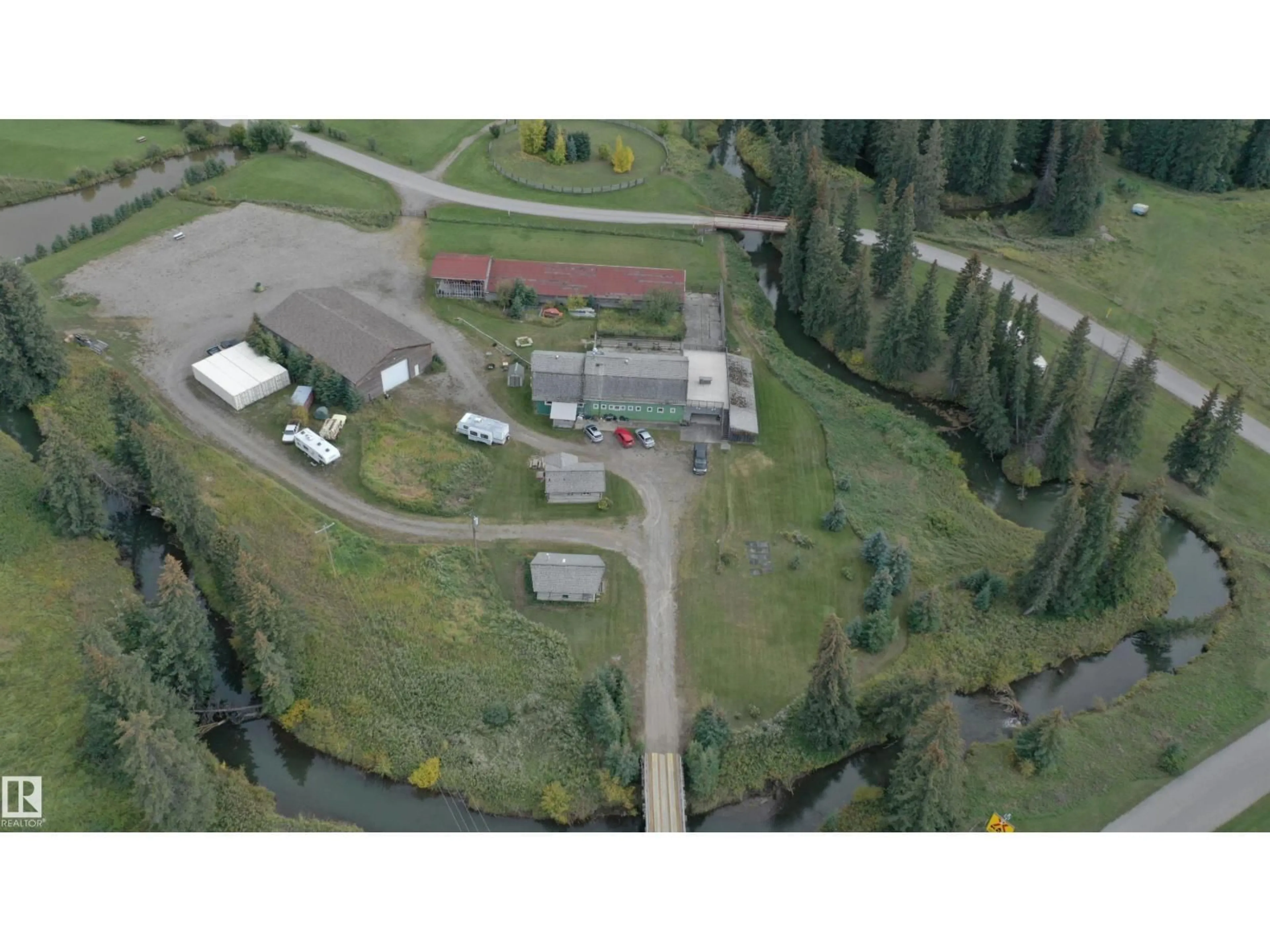A pic from outside/outdoor area/front of a property/back of a property/a pic from drone, mountain view for NA - 50409B HIGHWAY 16, Rural Yellowhead Alberta T7V1A0