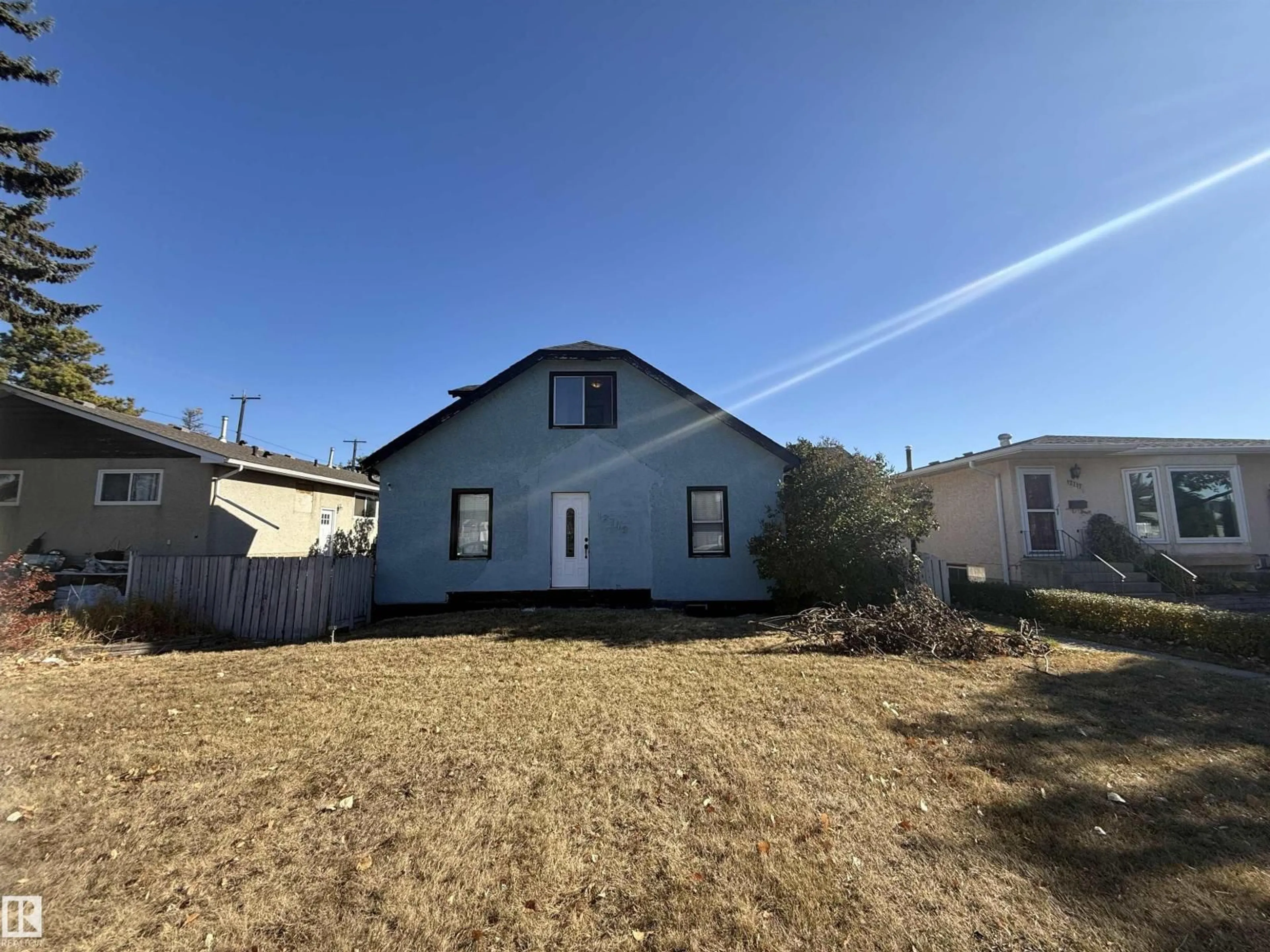 A pic from outside/outdoor area/front of a property/back of a property/a pic from drone, unknown for NW - 12749 85 ST, Edmonton Alberta T5E2Y6