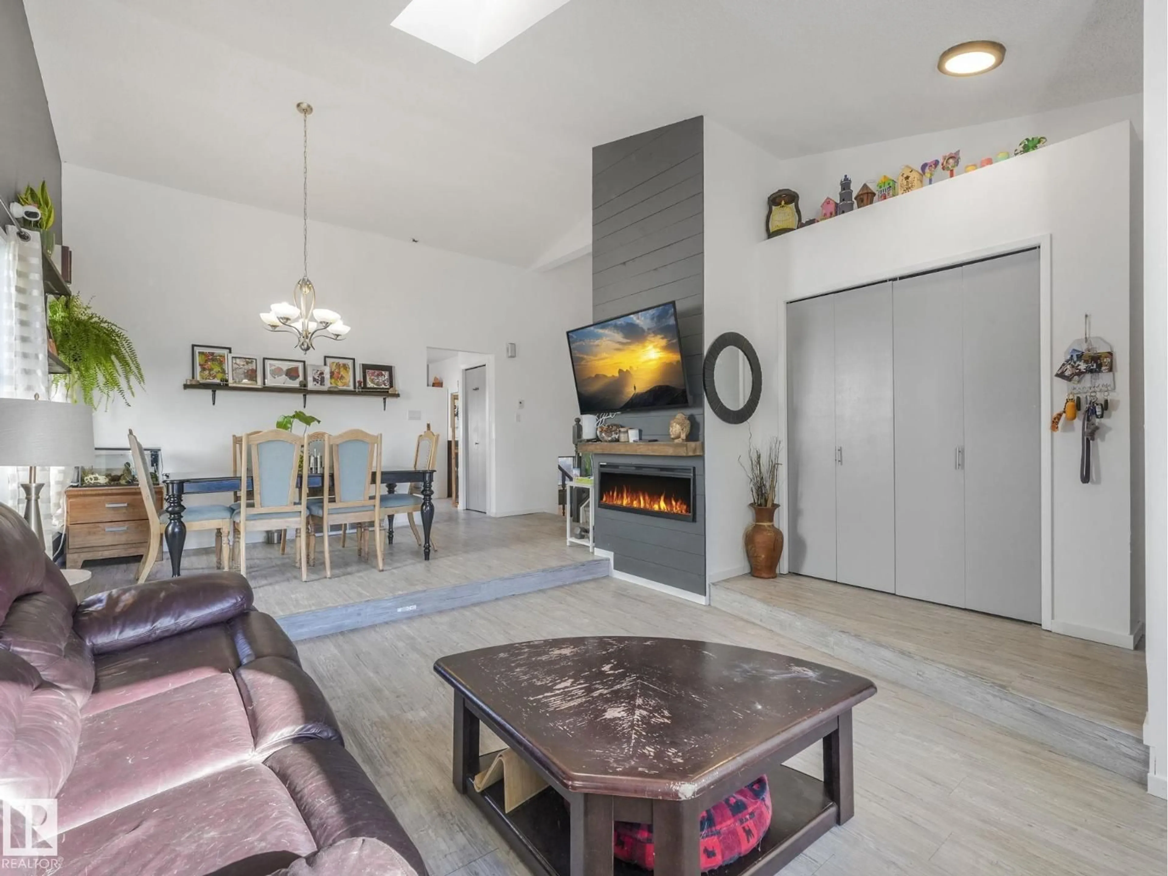 Living room with furniture, unknown for 9824 164 AV, Edmonton Alberta T5X5H6