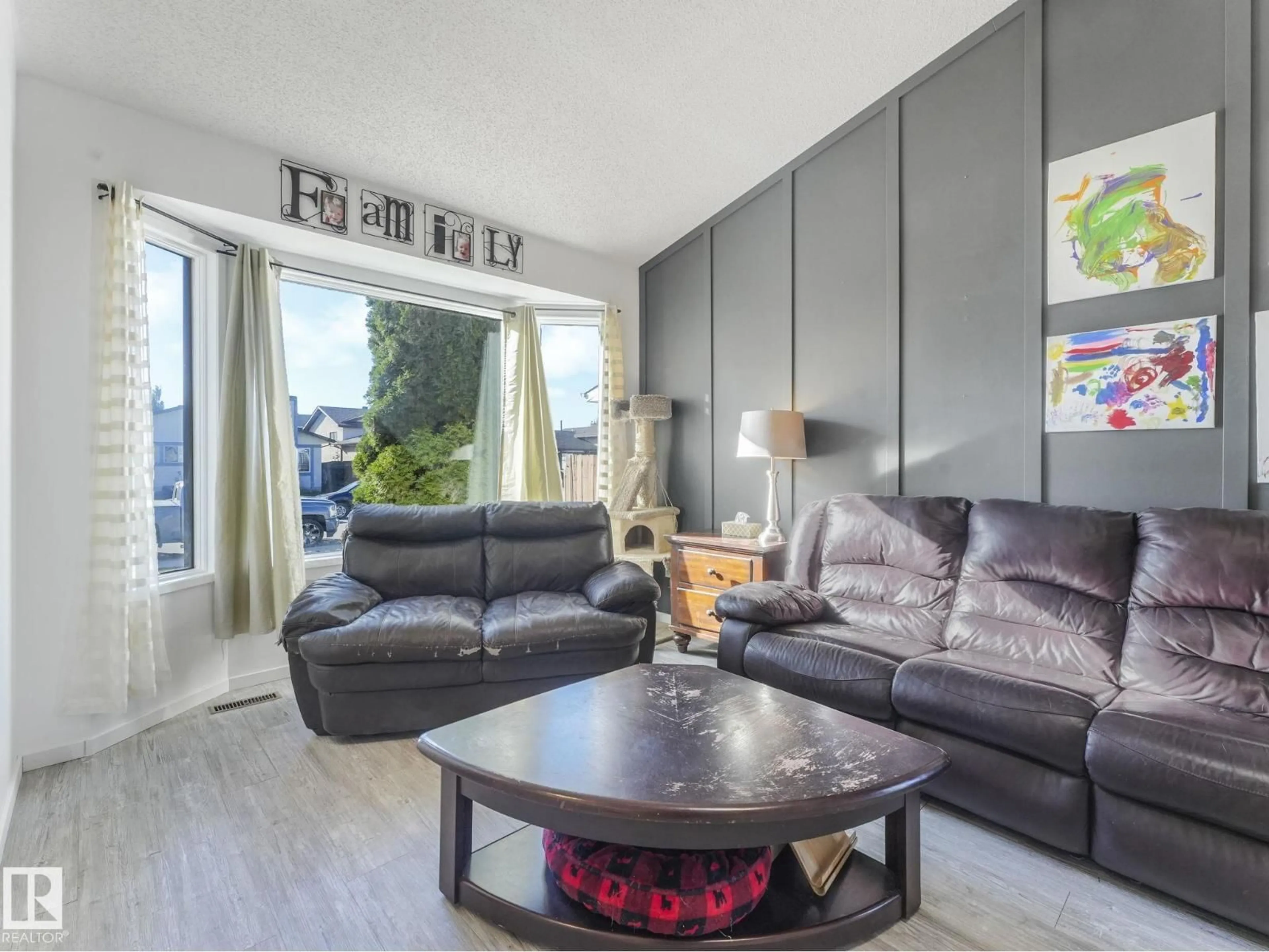 Living room with furniture, unknown for 9824 164 AV, Edmonton Alberta T5X5H6