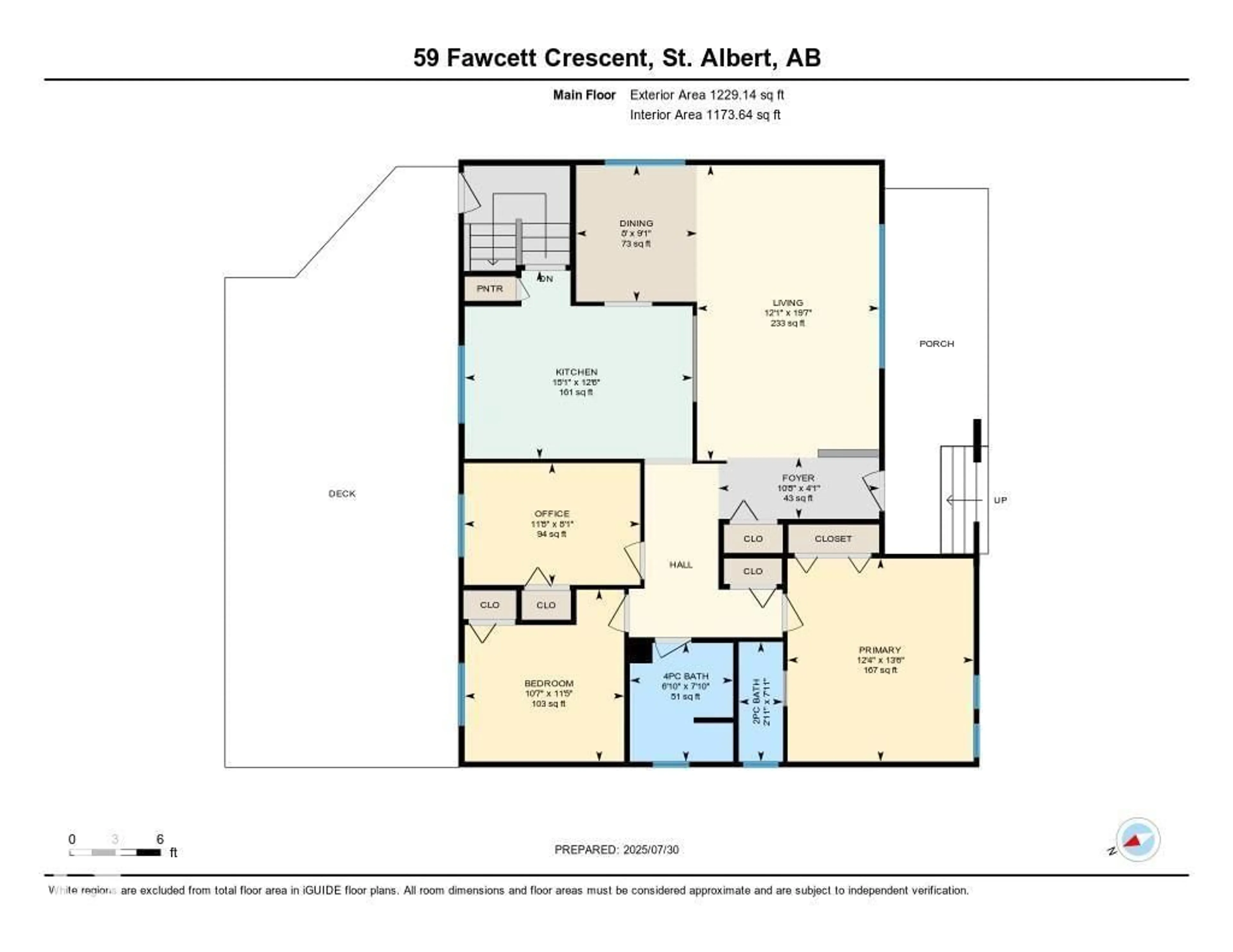 Floor plan for 59 FAWCETT CR, St. Albert Alberta T8N1W3