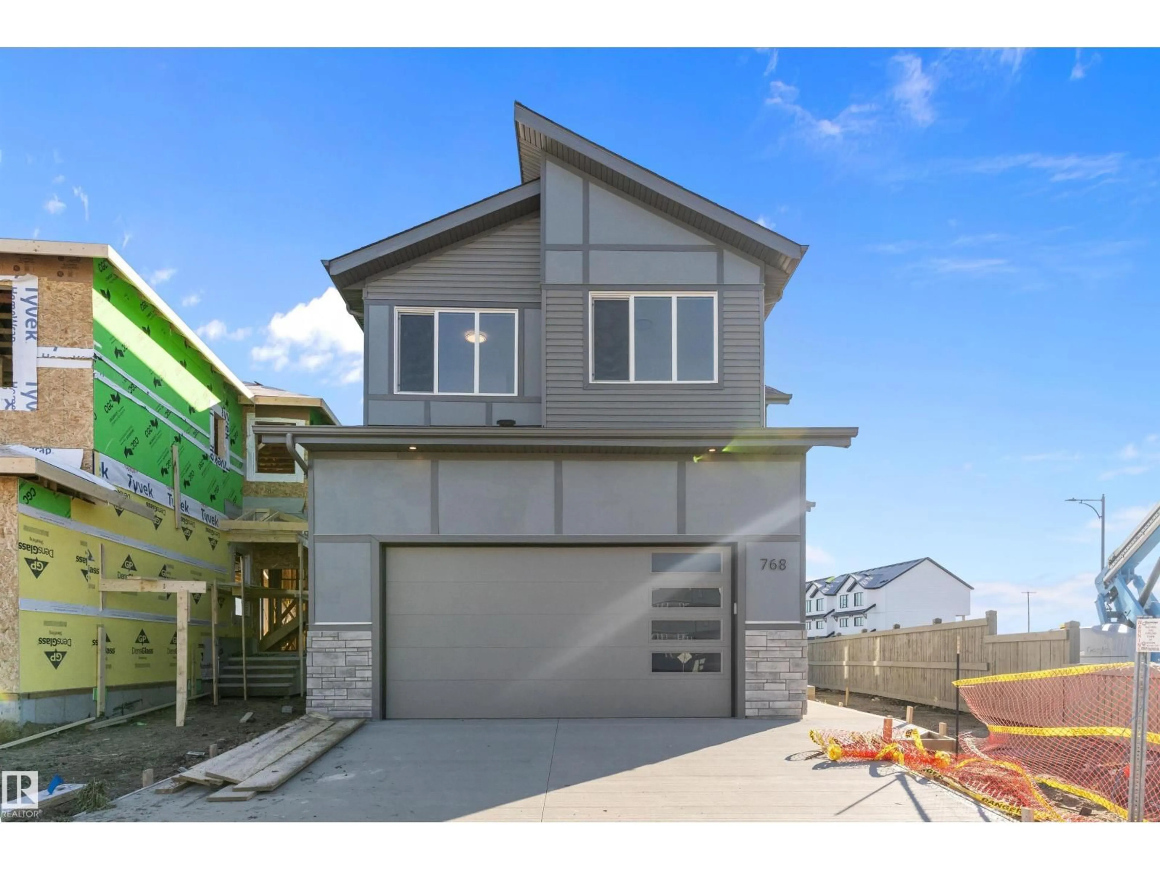 Home with vinyl exterior material, street for 768 ASTORIA WY, Devon Alberta T9G0M7