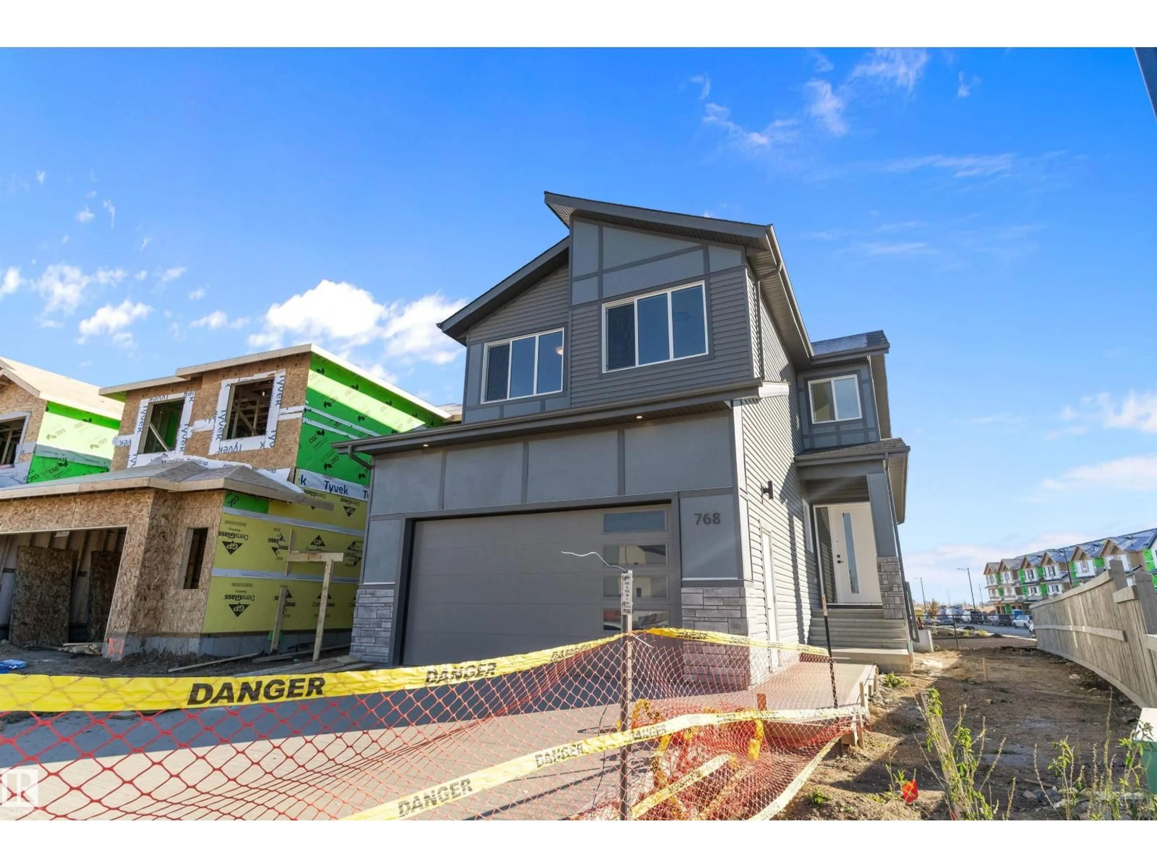 Home with vinyl exterior material, street for 768 ASTORIA WY, Devon Alberta T9G0M7