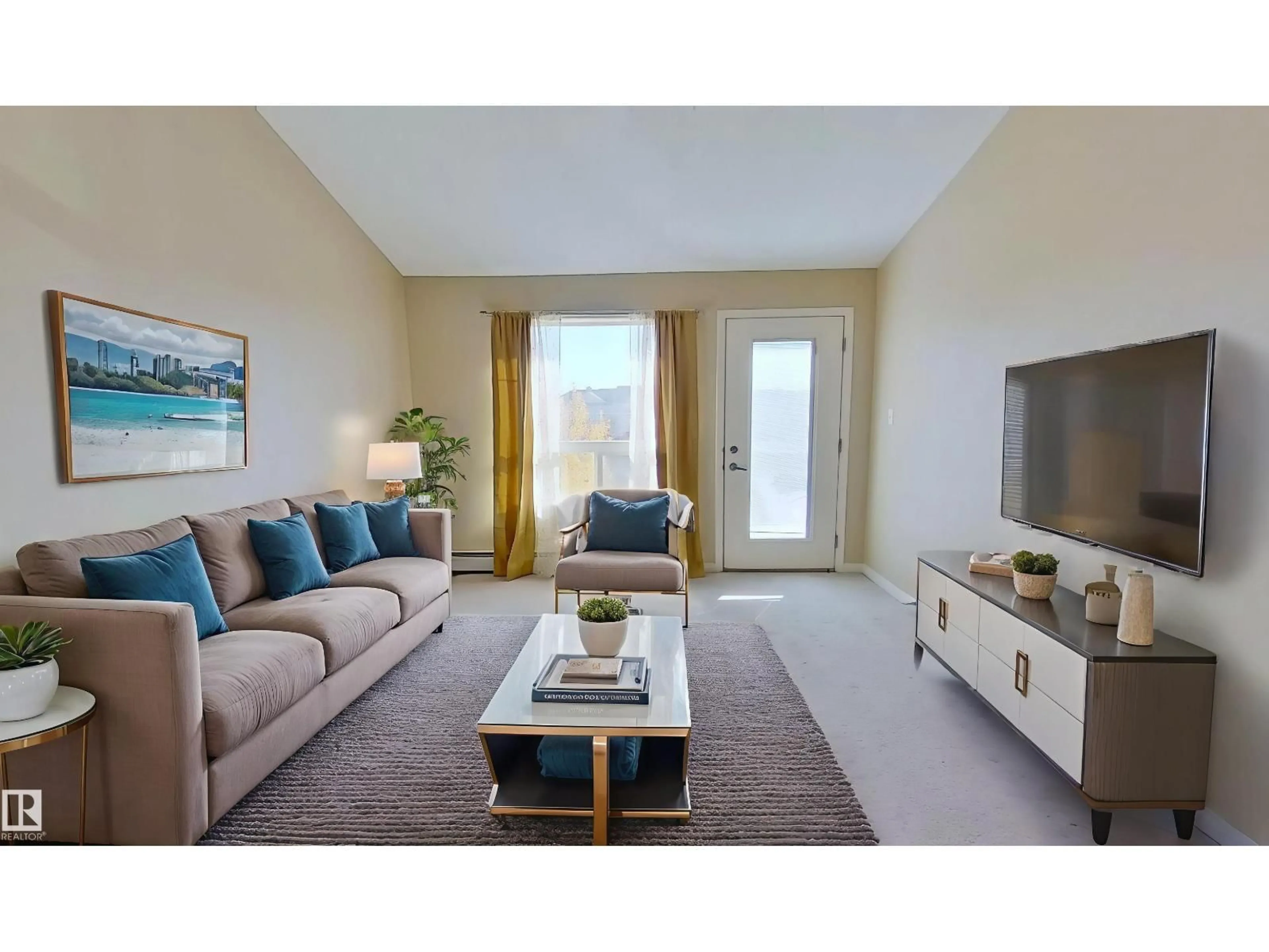 Living room with furniture, unknown for # - 1423 CLAREVIEW STATION DR, Edmonton Alberta T5Y0E6