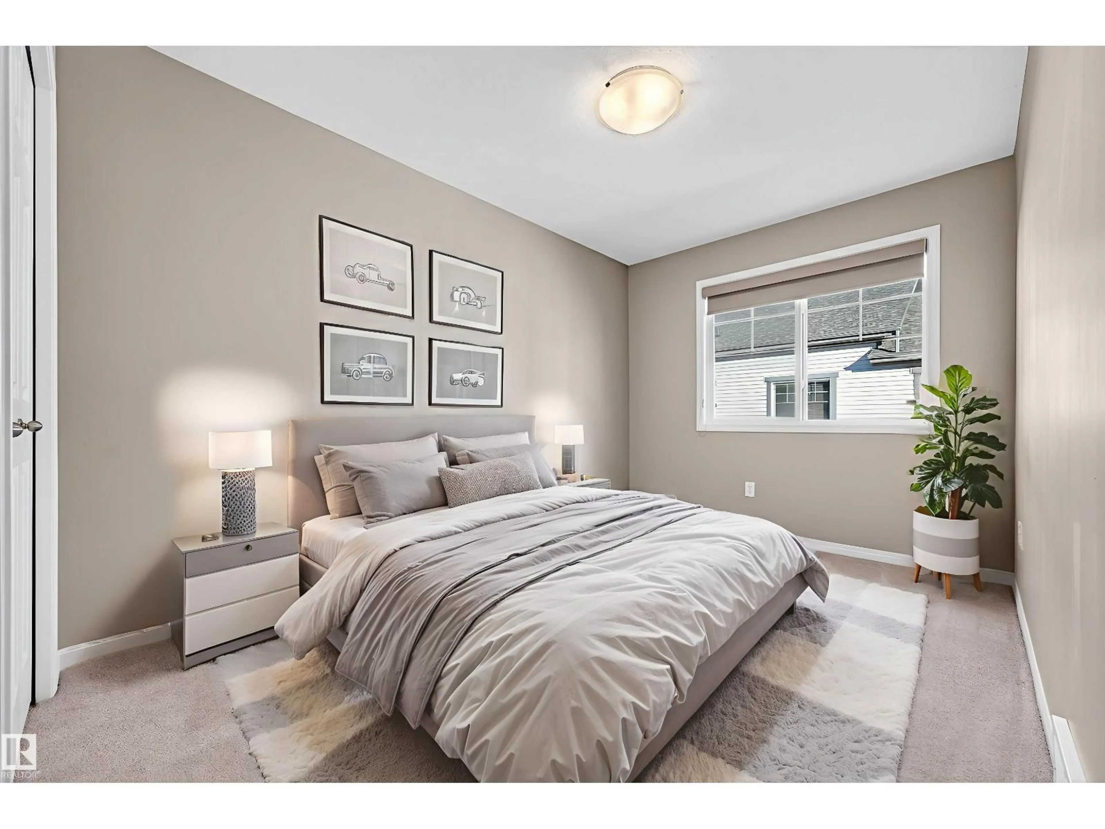 Bedroom with bed, unknown for #49 - 4850 TERWILLEGAR CM, Edmonton Alberta T6R0T6
