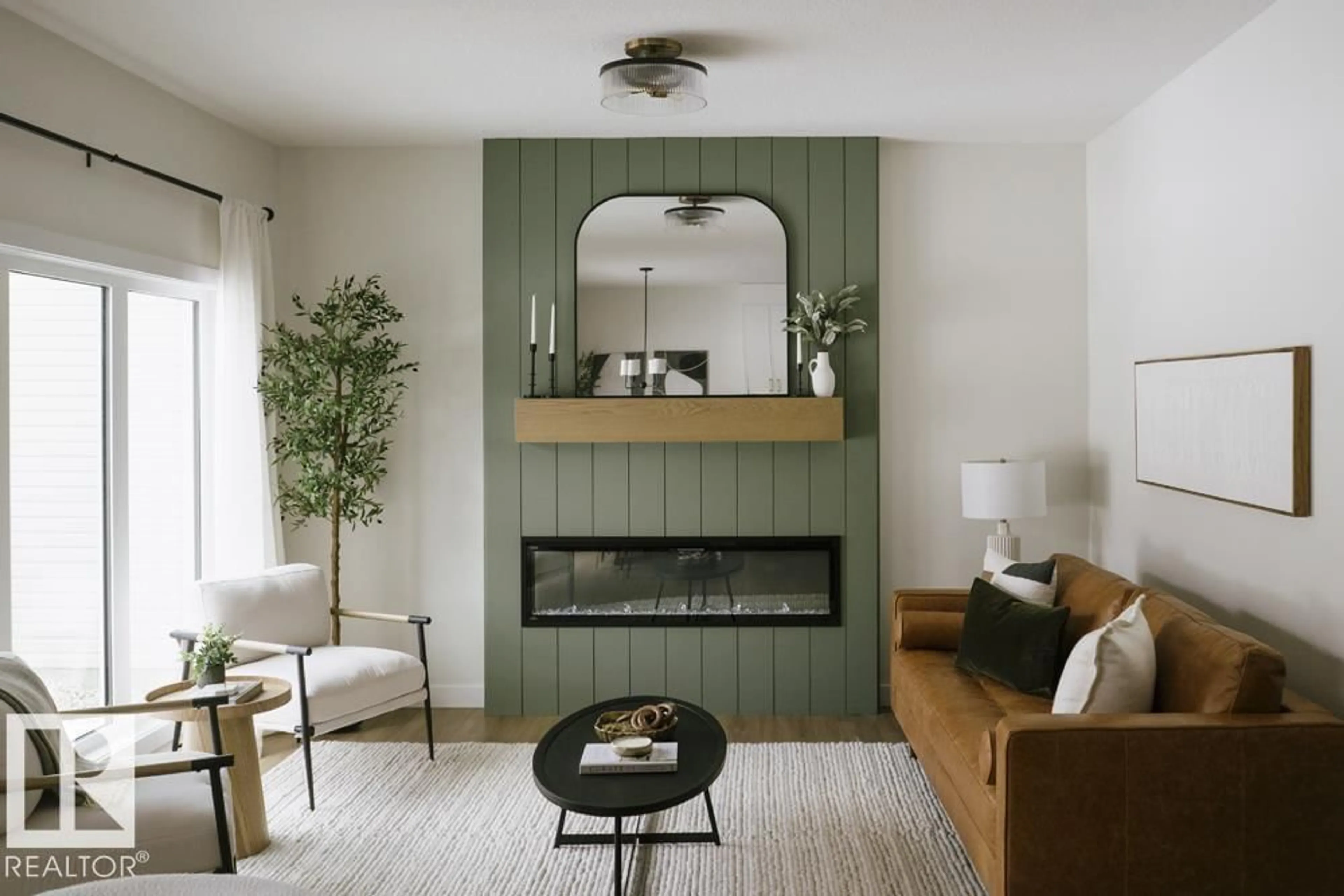 Living room with furniture, unknown for 6 COULEE CL, Ardrossan Alberta T8E0B9