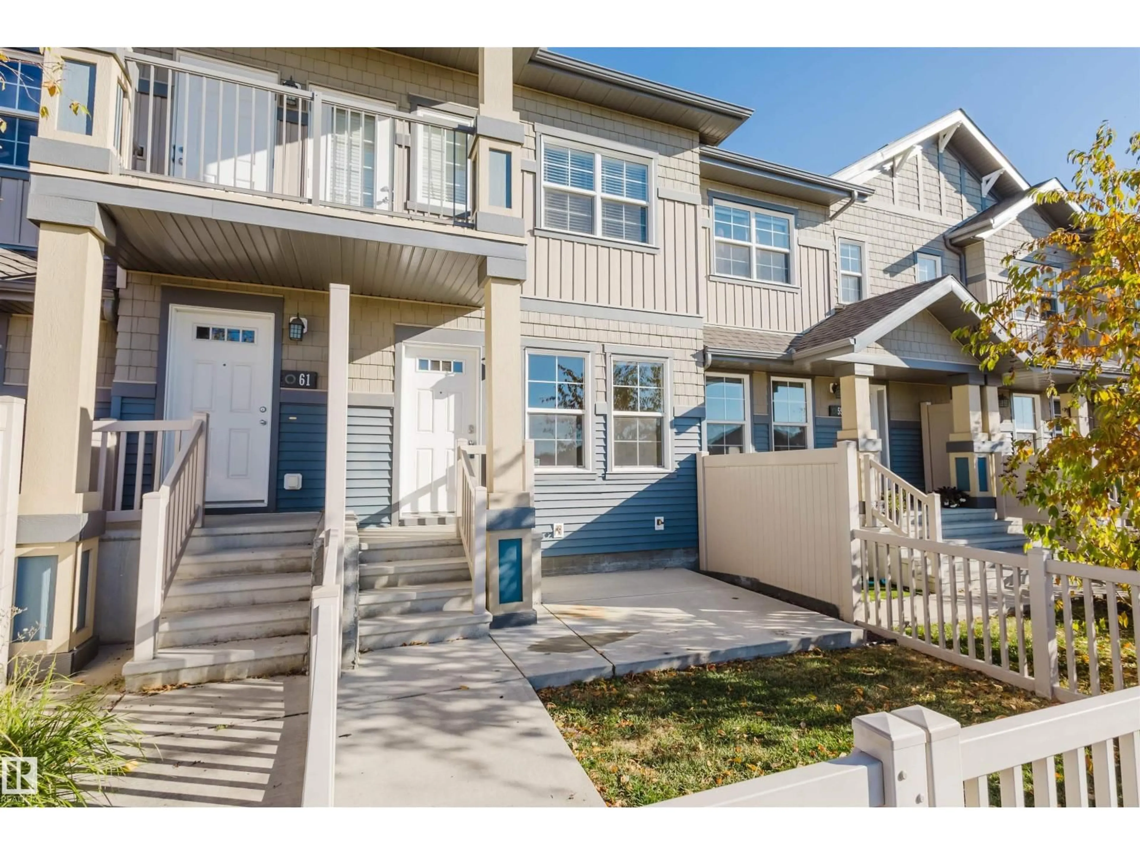 Home with vinyl exterior material, street for 60 - 4029 ORCHARDS DR, Edmonton Alberta T6X1V2