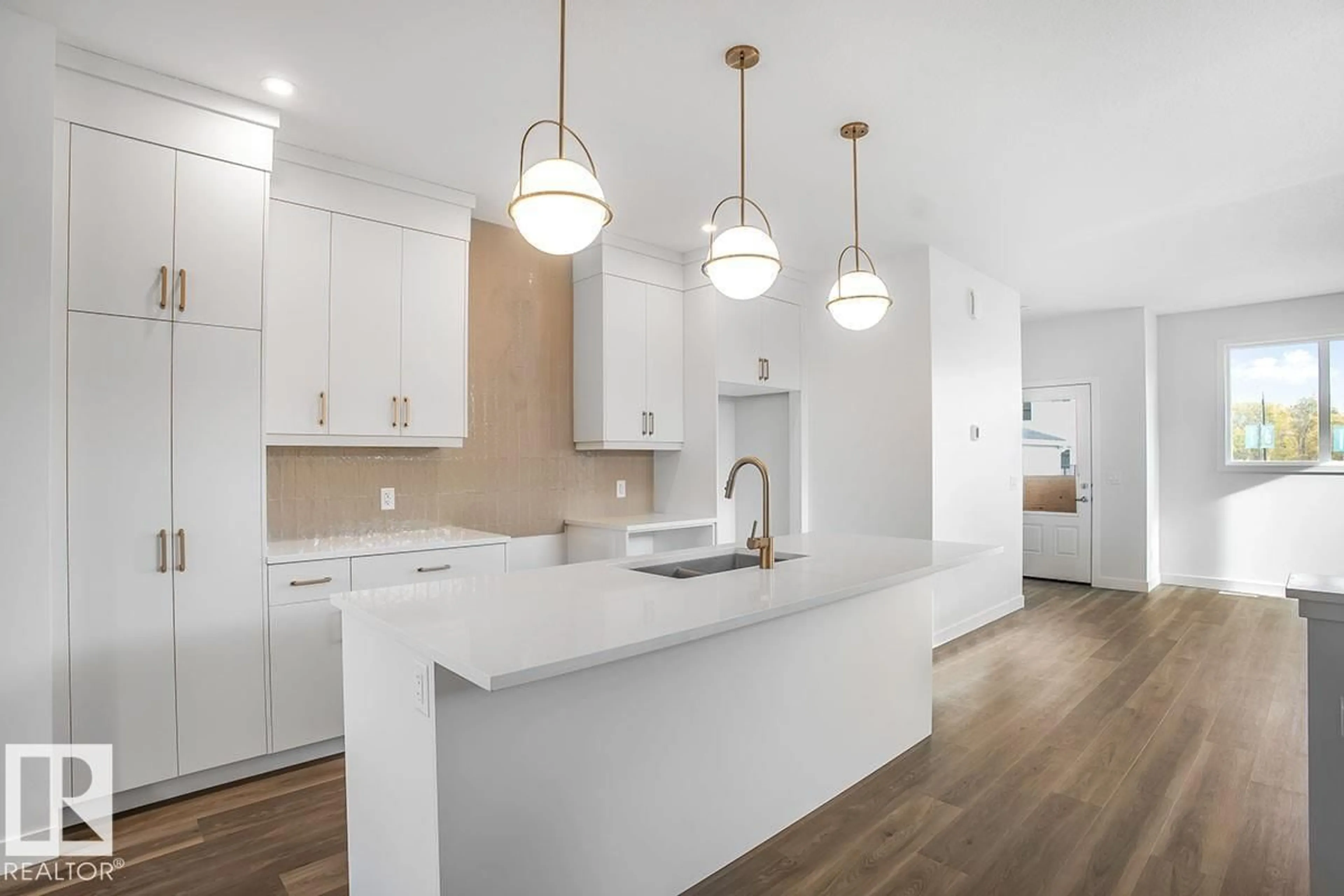 Open concept kitchen, unknown for 9125 ELVES LO, Edmonton Alberta T6M3G2