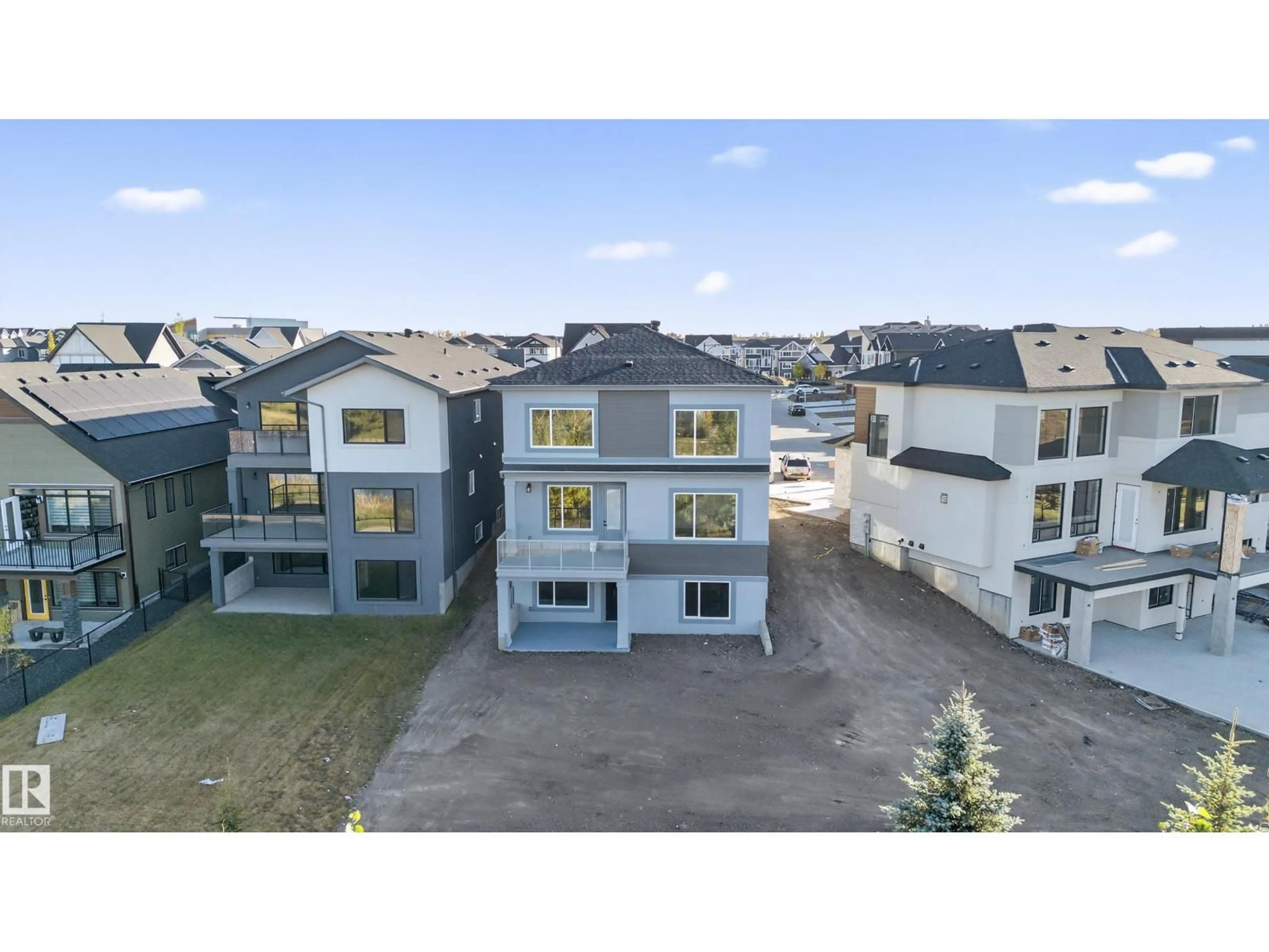 A pic from outside/outdoor area/front of a property/back of a property/a pic from drone, unknown for 160 EDGEWATER CI, Leduc Alberta T9E1K5