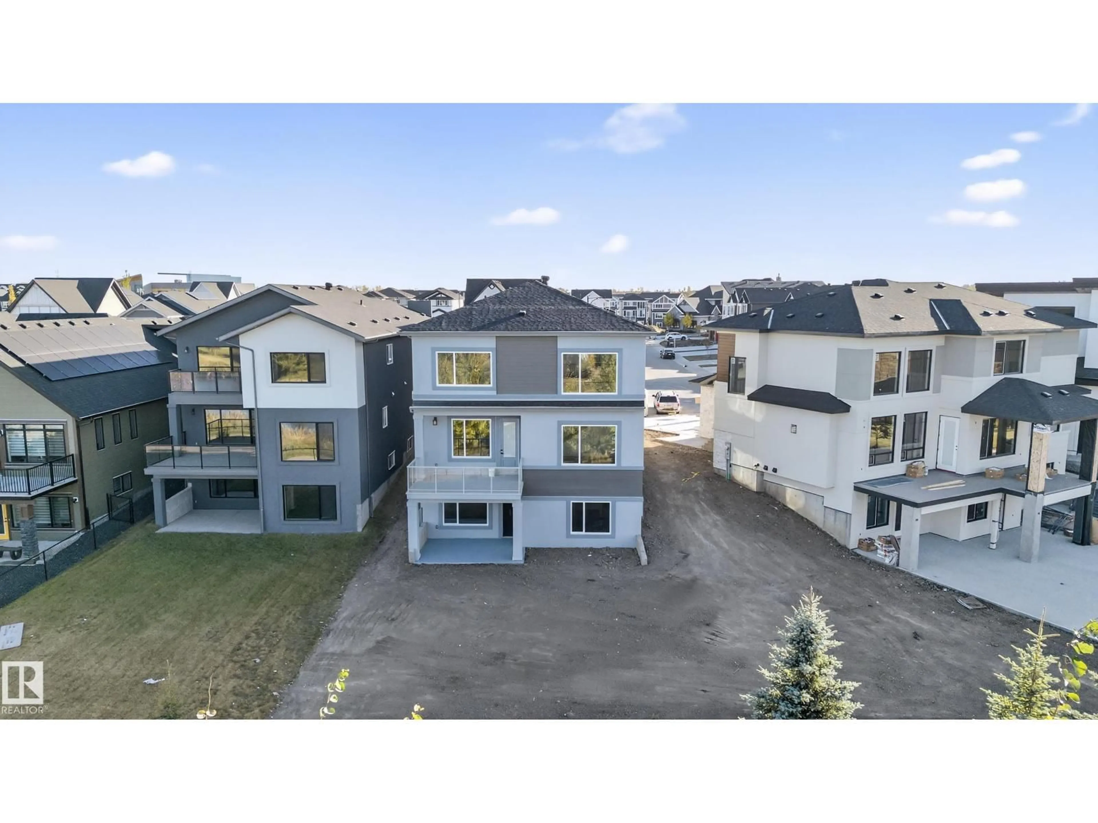 A pic from outside/outdoor area/front of a property/back of a property/a pic from drone, unknown for 160 EDGEWATER CI, Leduc Alberta T9E1K5