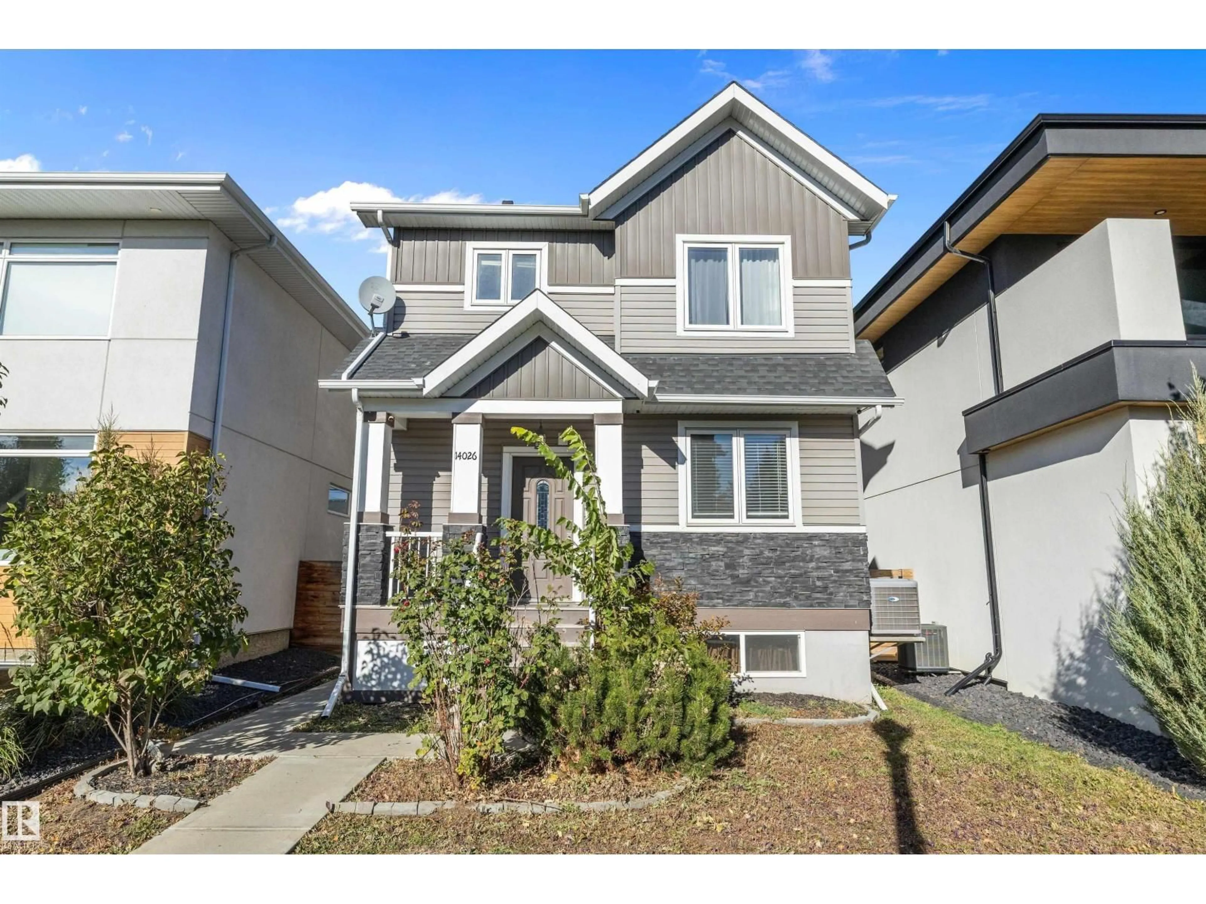 Home with vinyl exterior material, street for 14026 101A AV, Edmonton Alberta T5N0L2