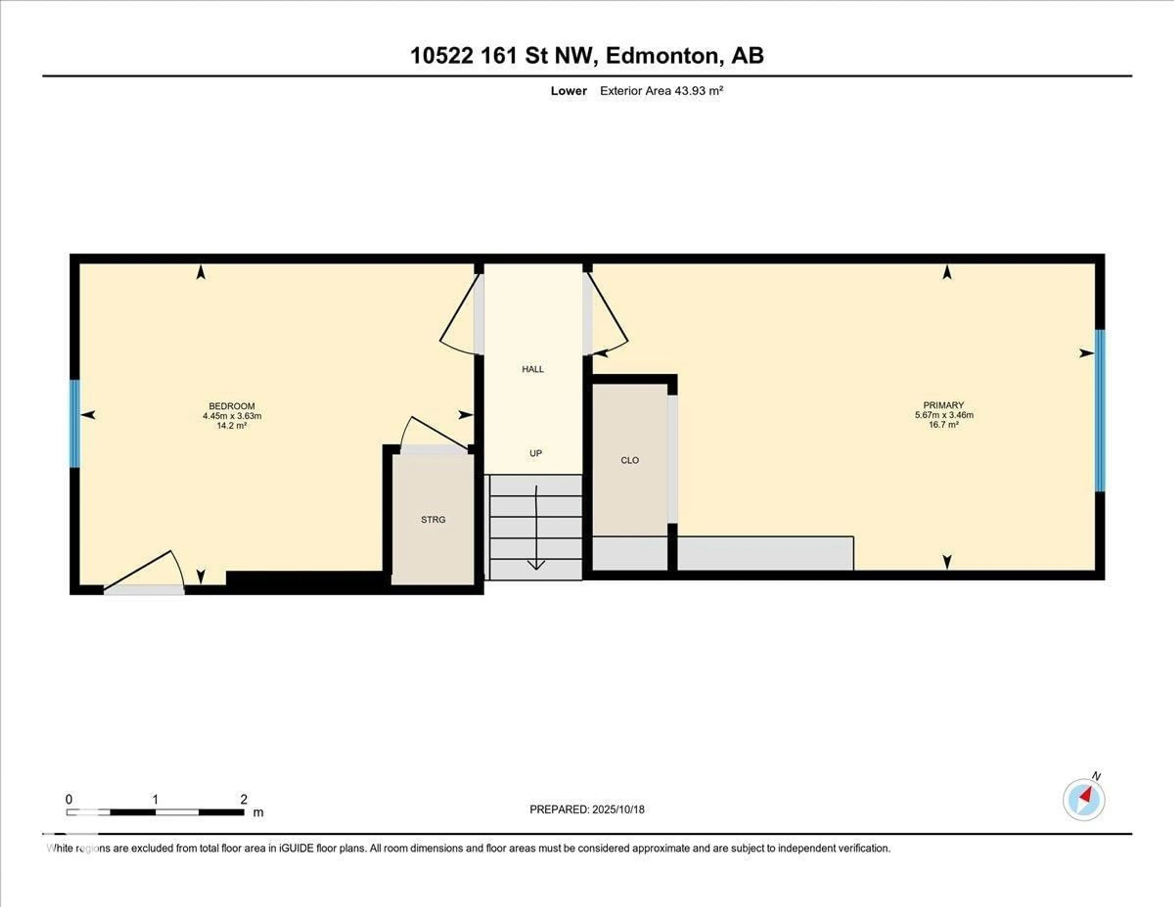 Floor plan for NW - 10522 161 ST, Edmonton Alberta T5P3J7