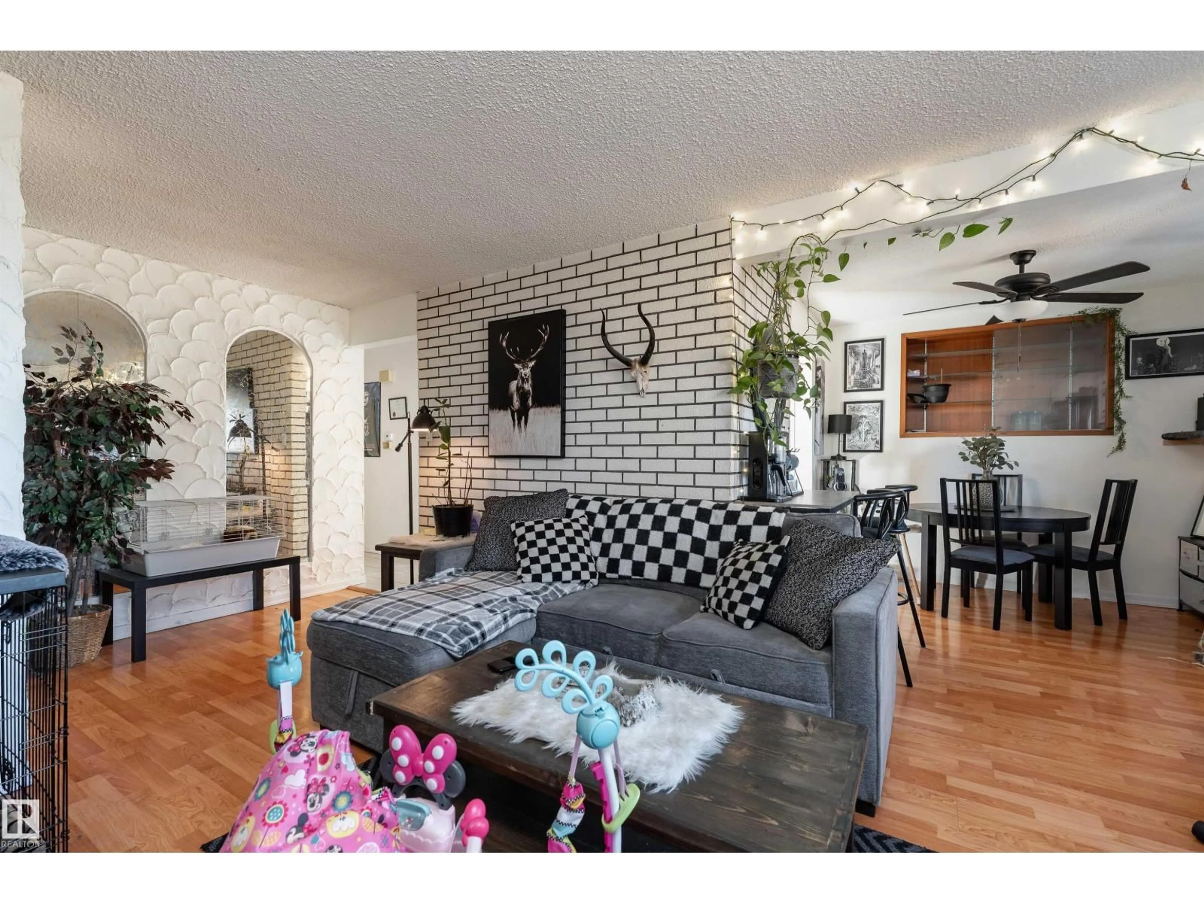 Living room with furniture, unknown for NW - 8207 169 ST, Edmonton Alberta T5R2W4