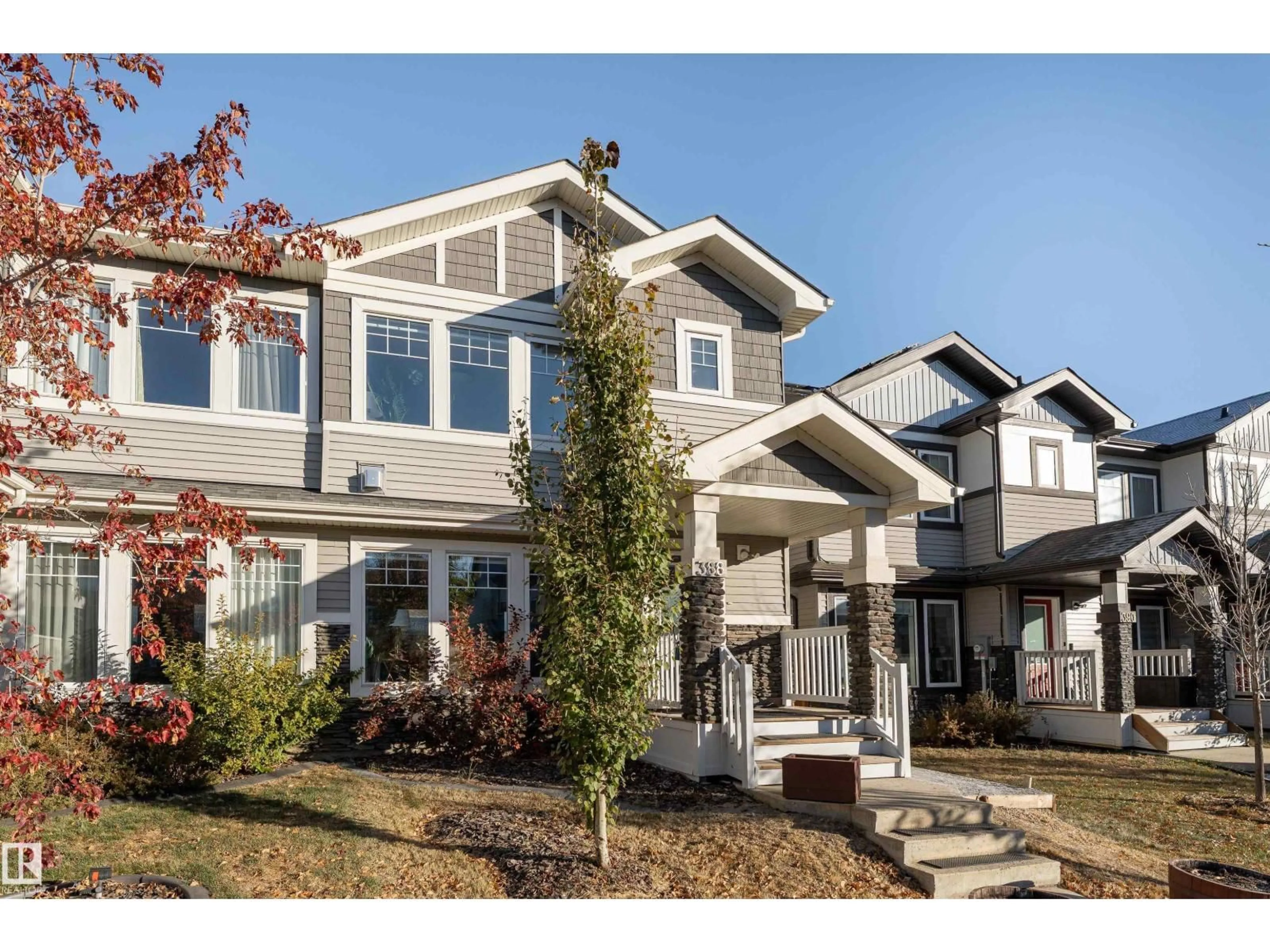 Home with vinyl exterior material, street for 388 ALLARD BV, Edmonton Alberta T6W3T6