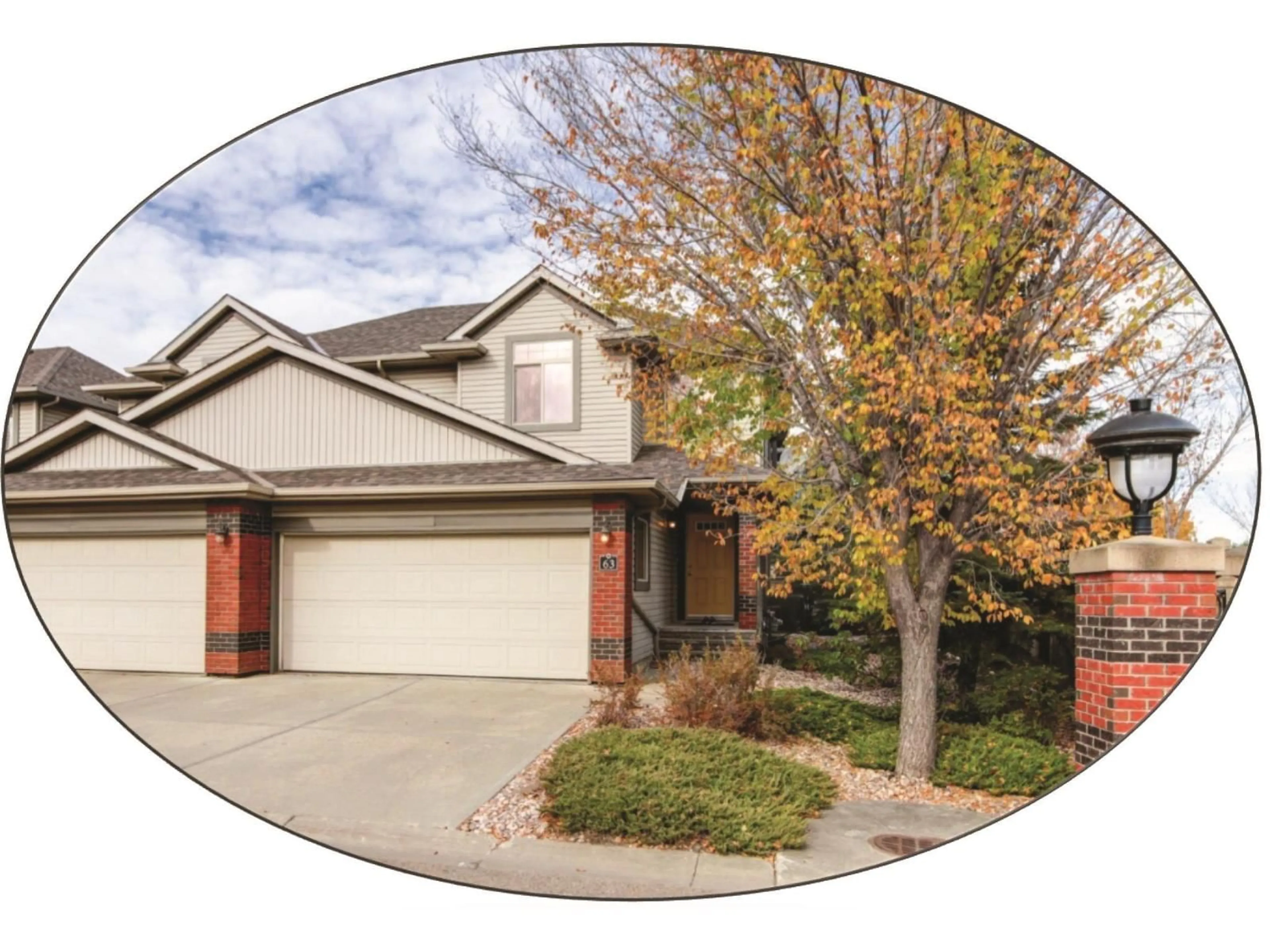 Home with brick exterior material, street for #63 - 1128 156 ST, Edmonton Alberta T6R0C9
