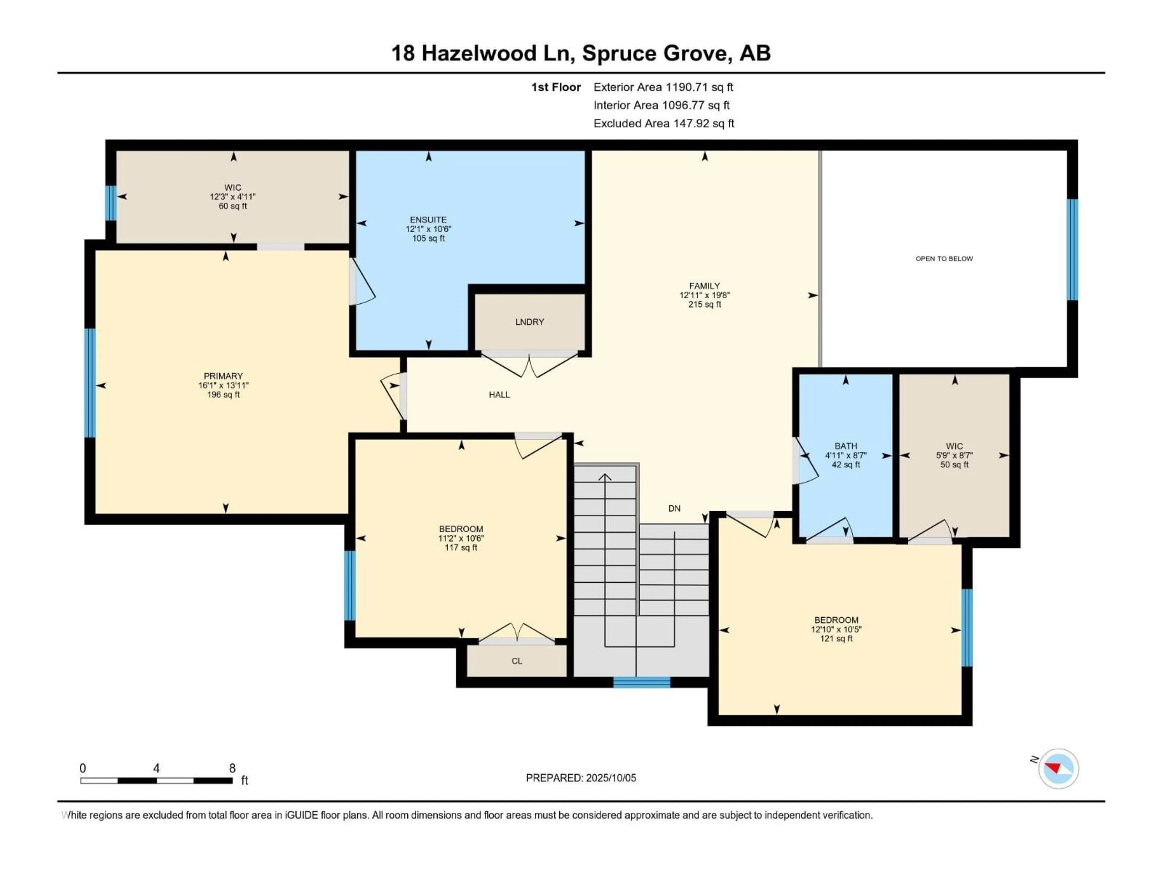 Floor plan for 18 HAZELWOOD LN, Spruce Grove Alberta T7X0R7