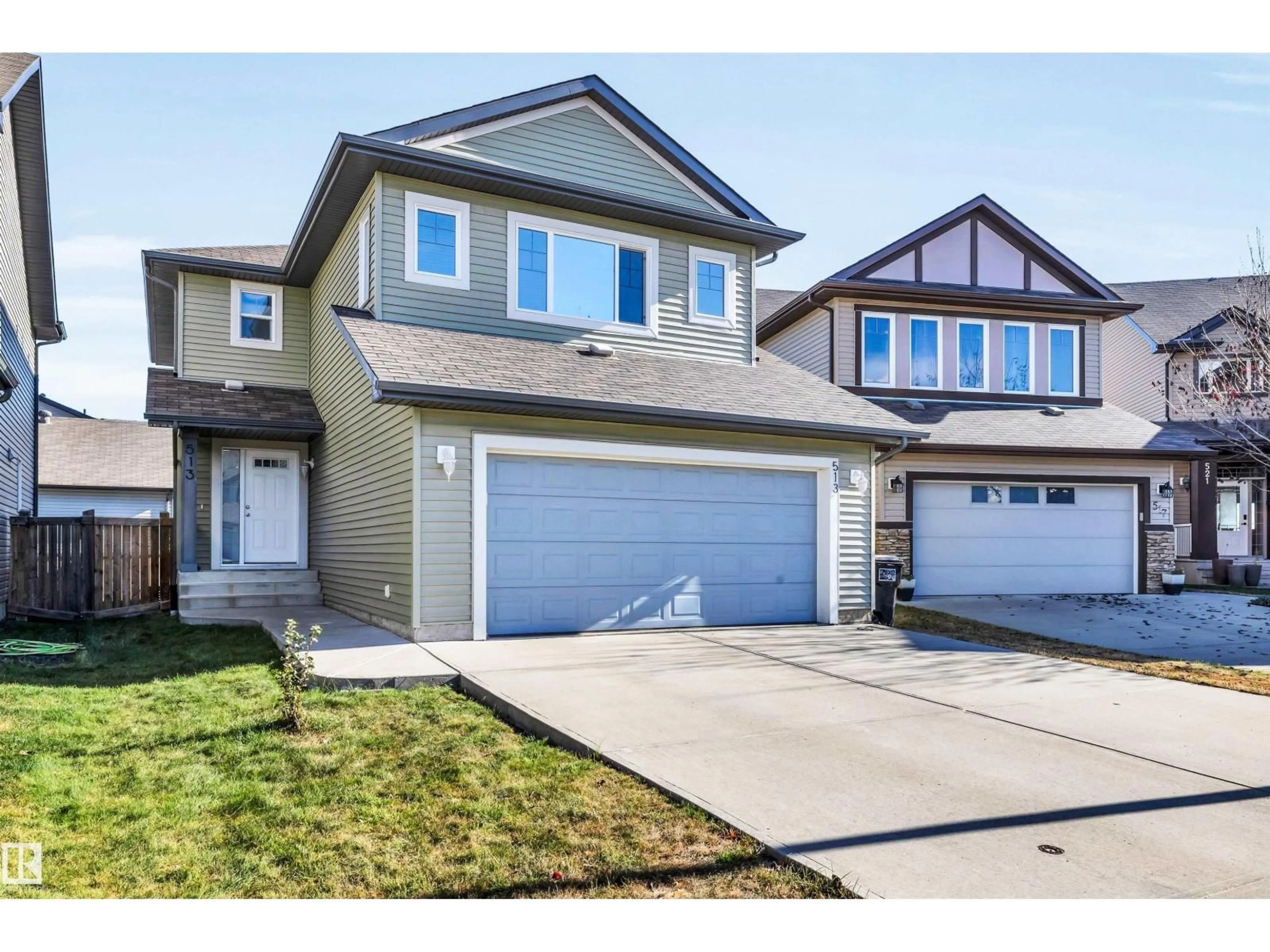 Home with vinyl exterior material, street for SW - 513 173A ST, Edmonton Alberta T6W2A5