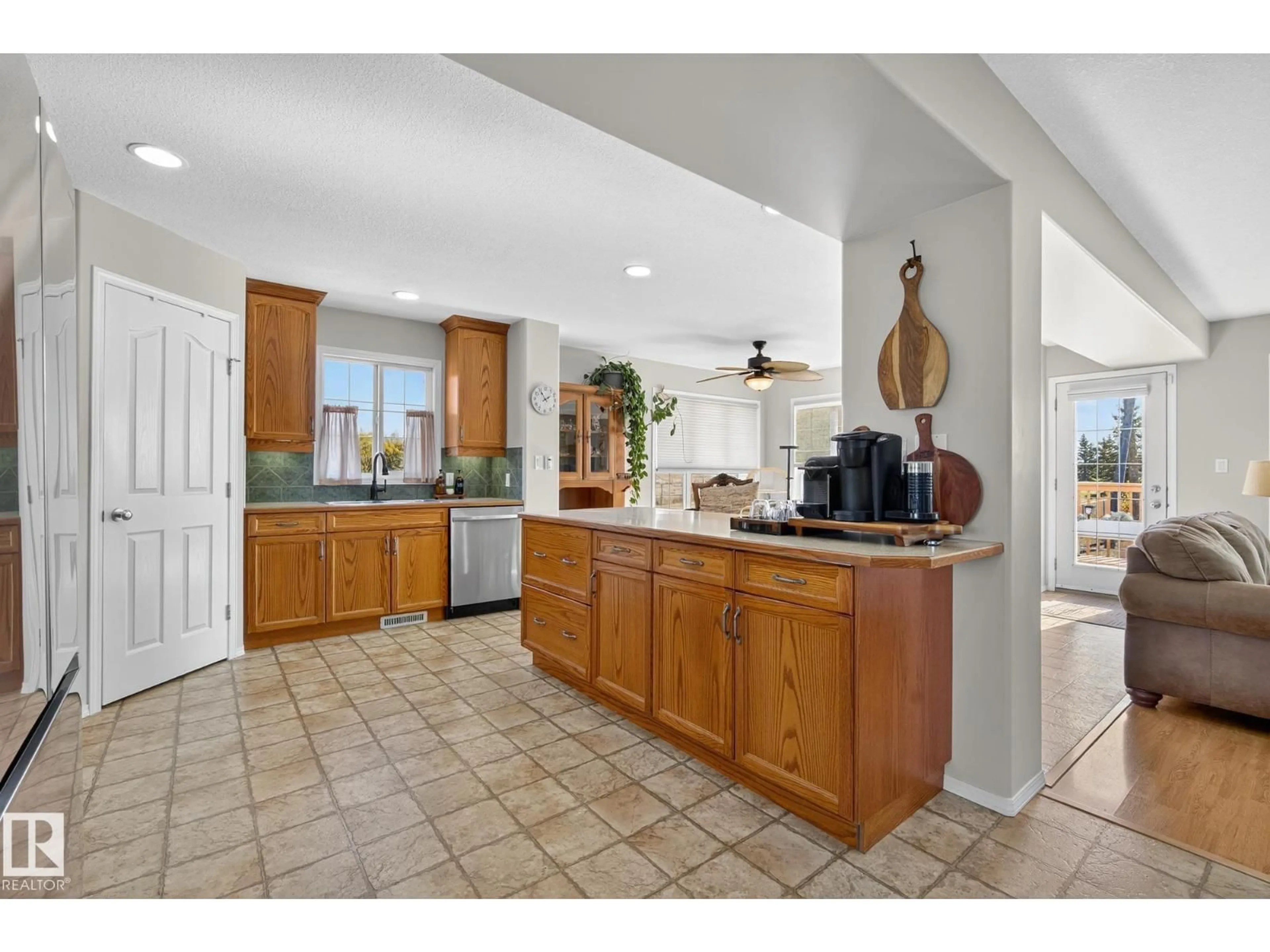 Open concept kitchen, ceramic/tile floor for #304 - 52349 RGE ROAD 222, Rural Strathcona County Alberta T8C1A4