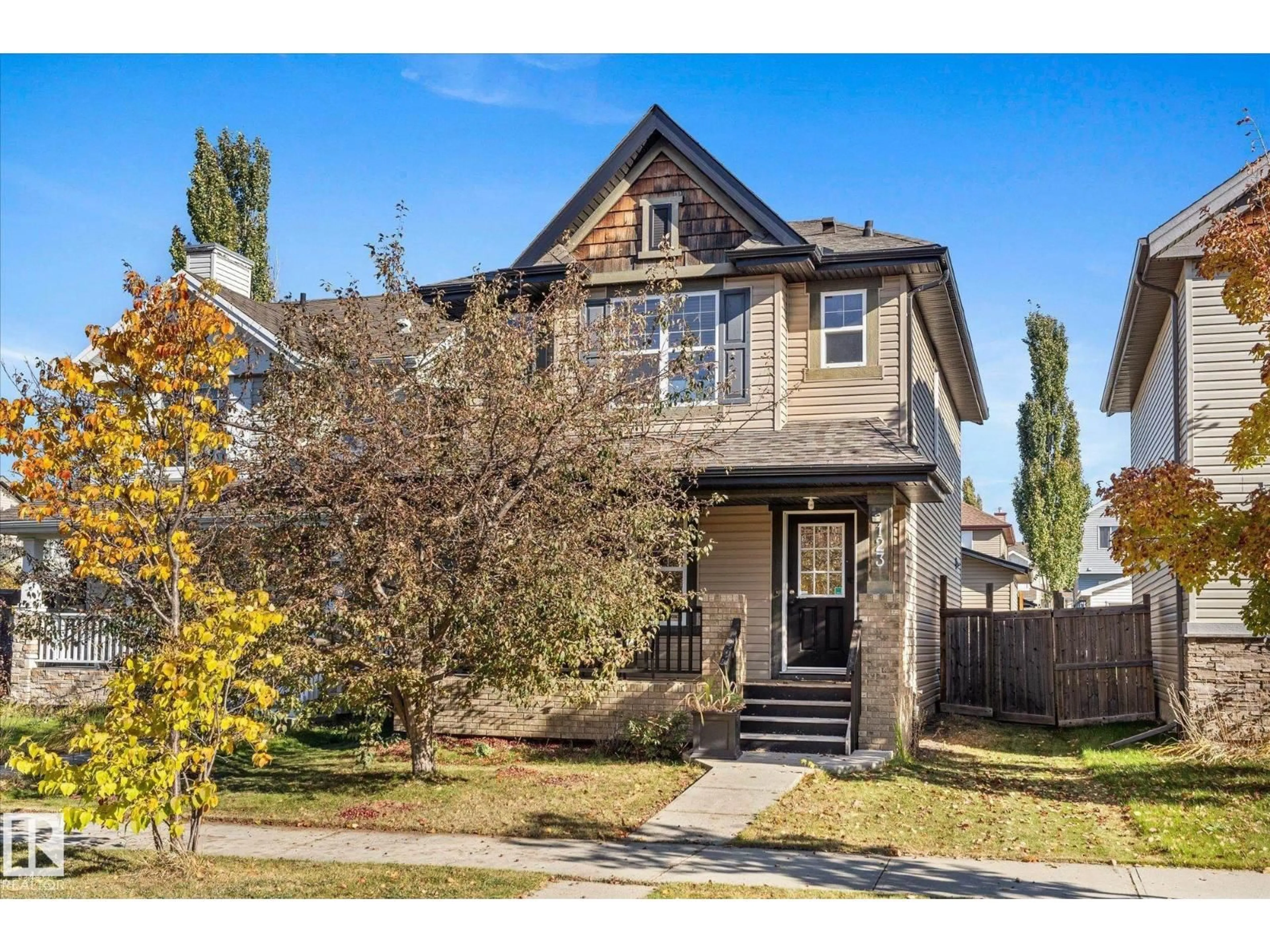 Home with brick exterior material, street for SW - 123 63 ST, Edmonton Alberta T6X0C1