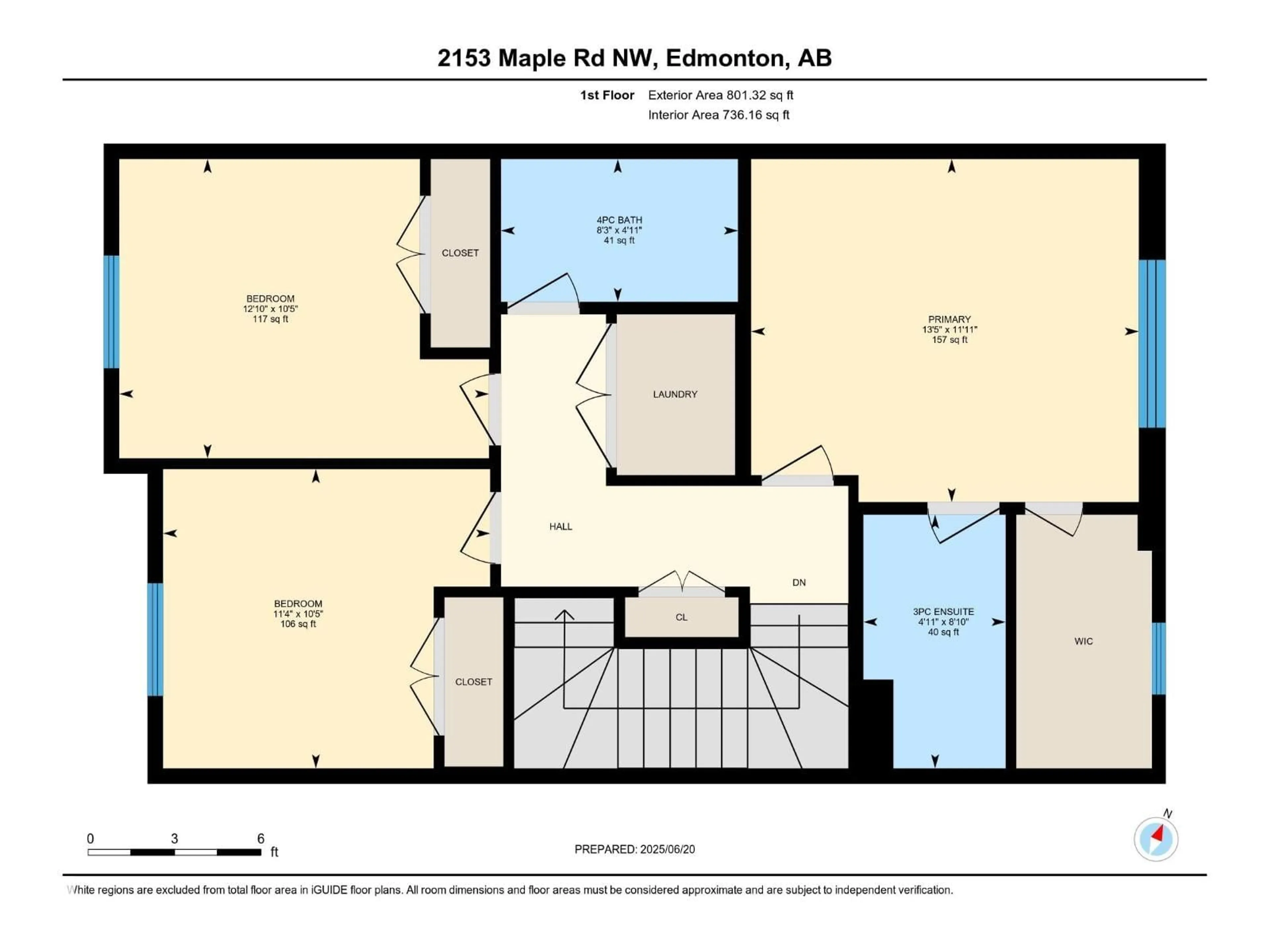 Floor plan for 2153 MAPLE RD, Edmonton Alberta T6T2L4