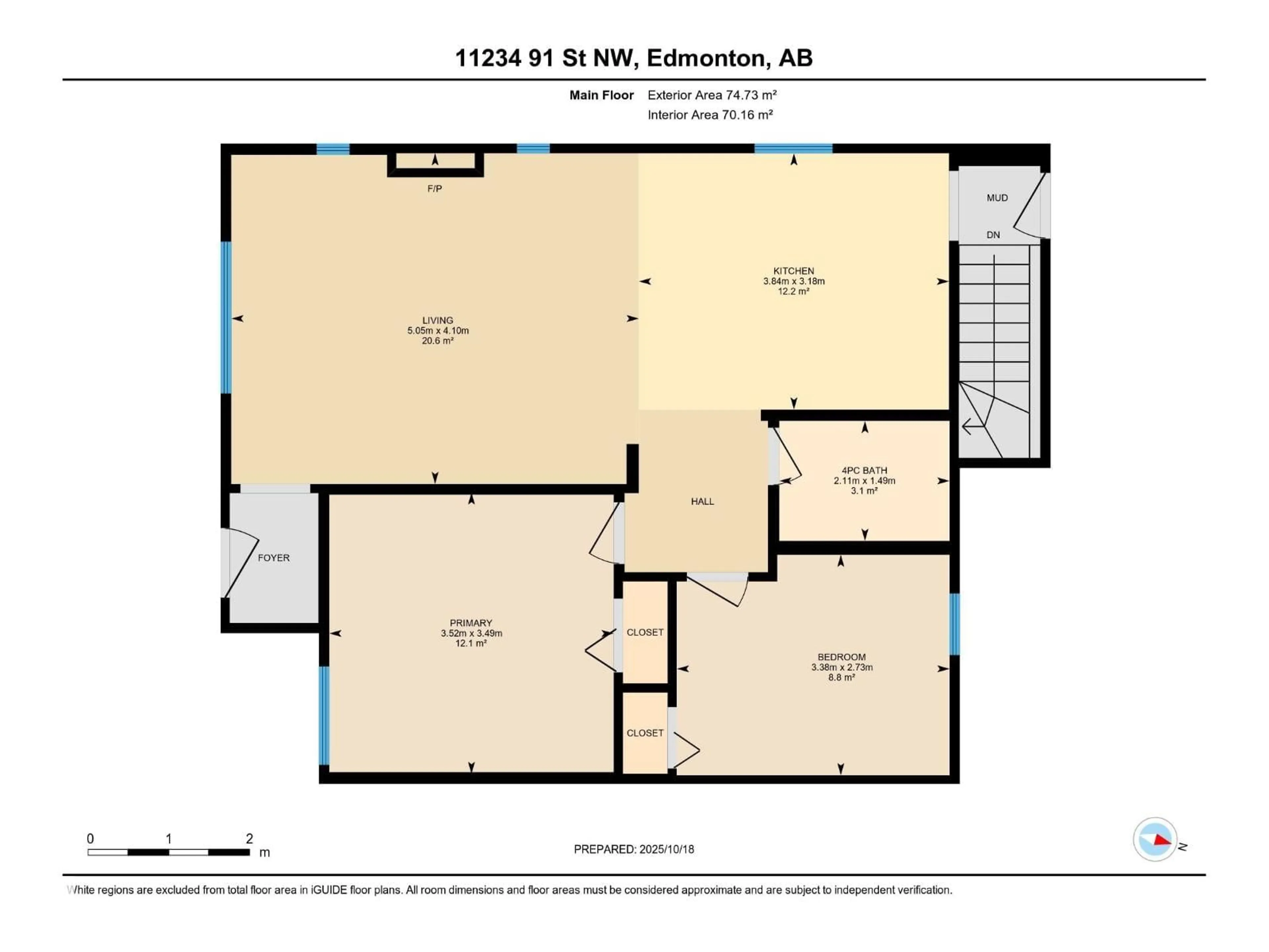 Floor plan for NW - 11234 91 ST, Edmonton Alberta T5B4A2