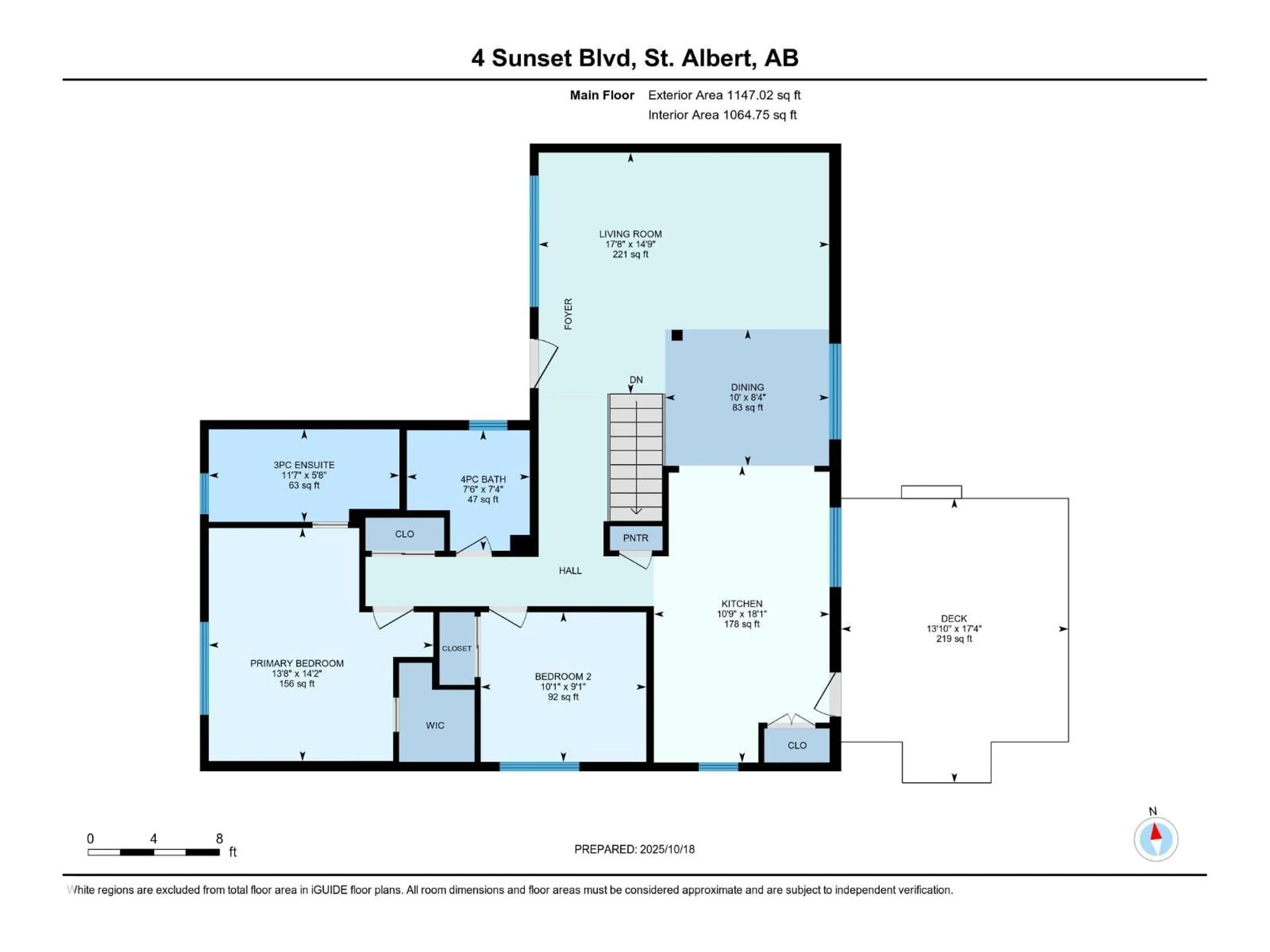 Floor plan for 4 SUNSET BV, St. Albert Alberta T8N0N4