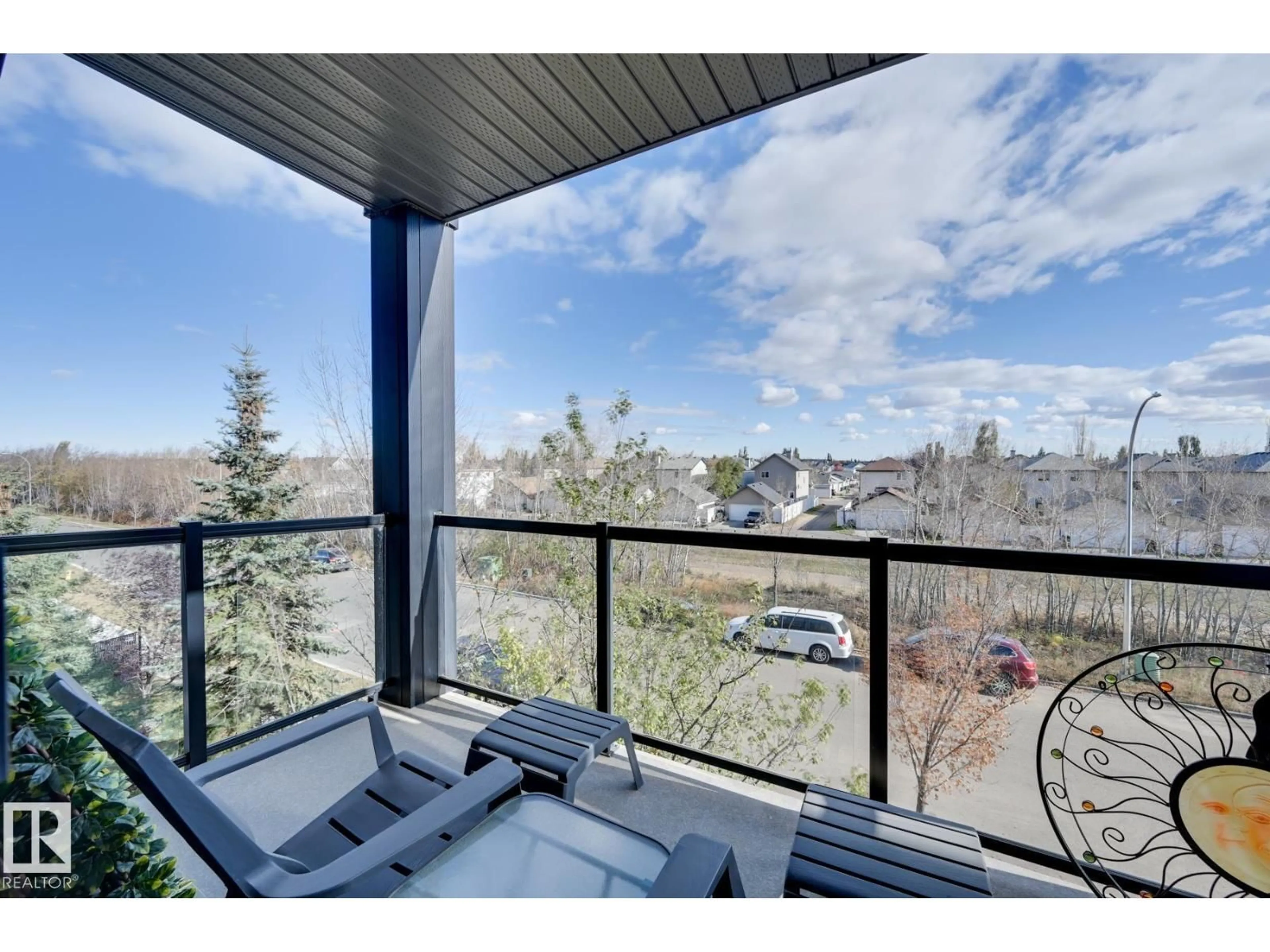 Patio, water/lake/river/ocean view for 317 - 1204 156 ST, Edmonton Alberta T6R0R6