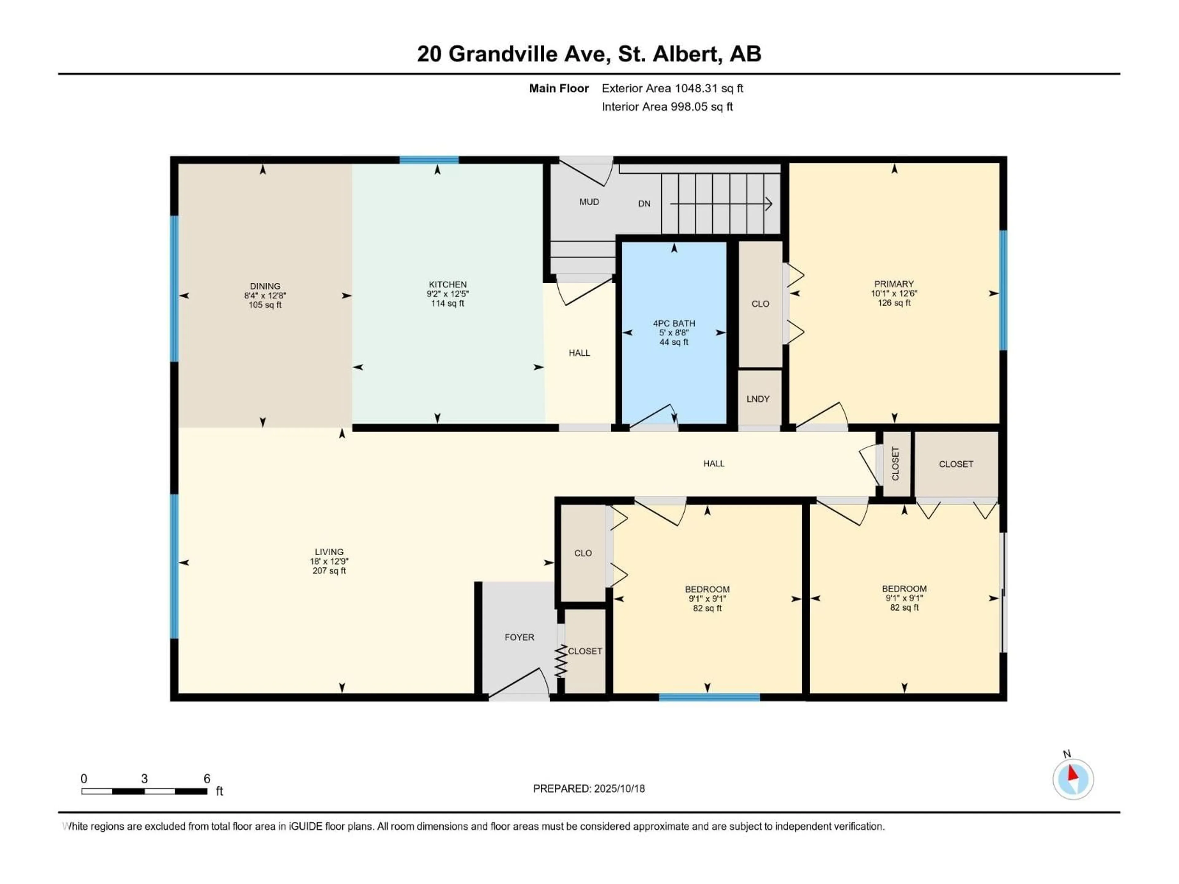 Floor plan for 20 GRANDVILLE AV, St. Albert Alberta T8N0T4