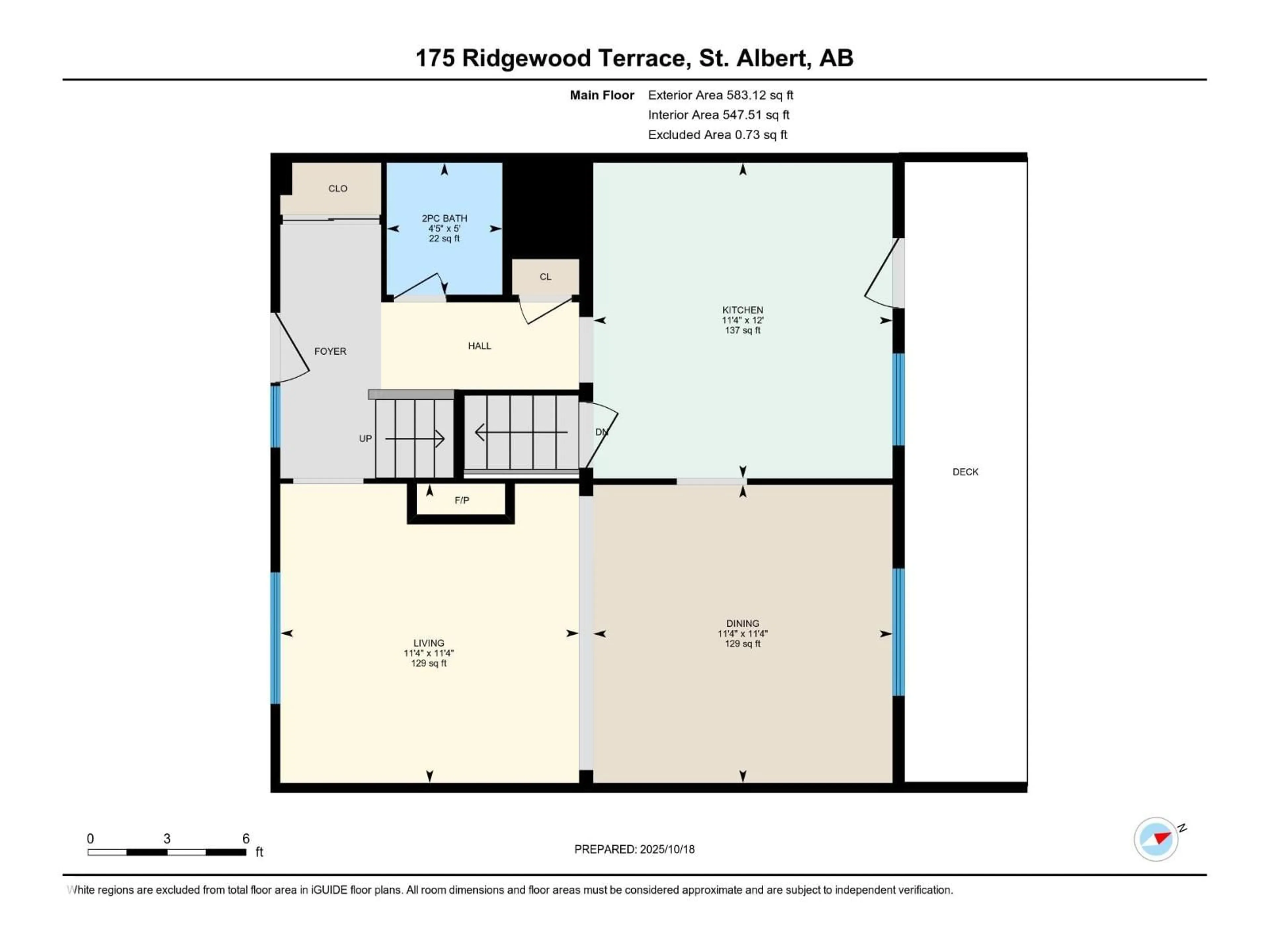 Floor plan for 175 RIDGEWOOD, St. Albert Alberta T8N0E9