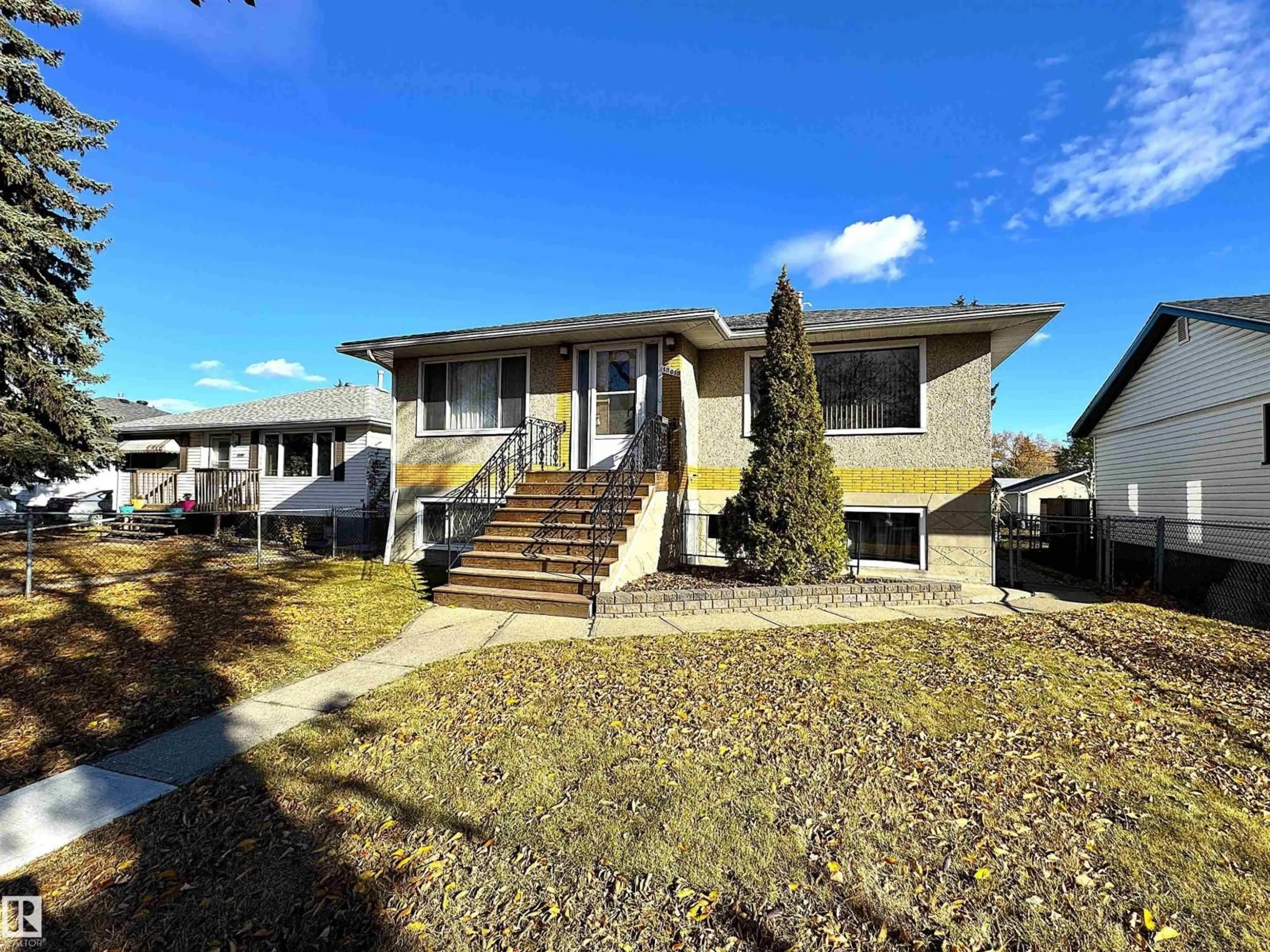A pic from outside/outdoor area/front of a property/back of a property/a pic from drone, street for NW - 13019 120 ST, Edmonton Alberta T5E5P1