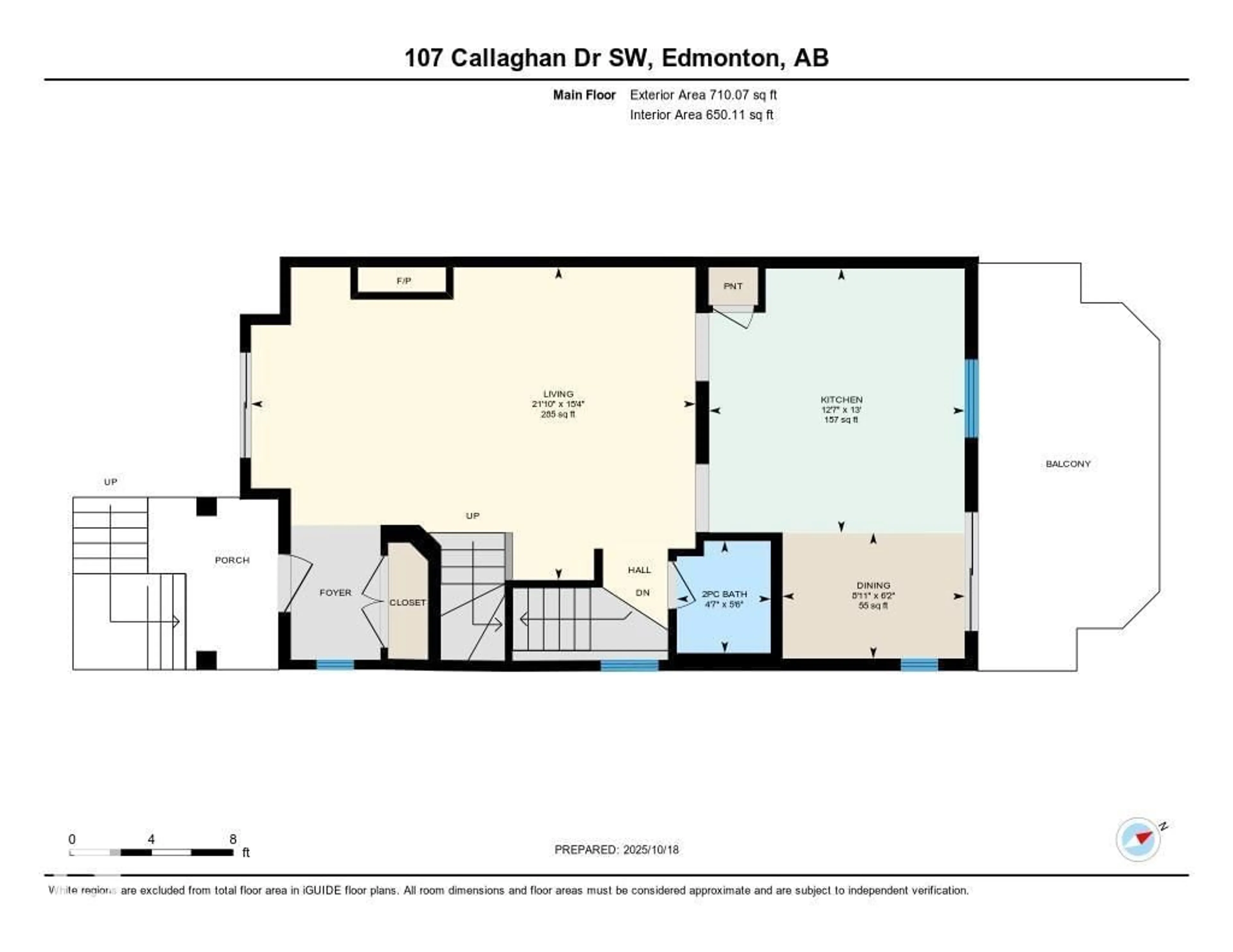 Floor plan for 107 CALLAGHAN DR, Edmonton Alberta T6W0J8
