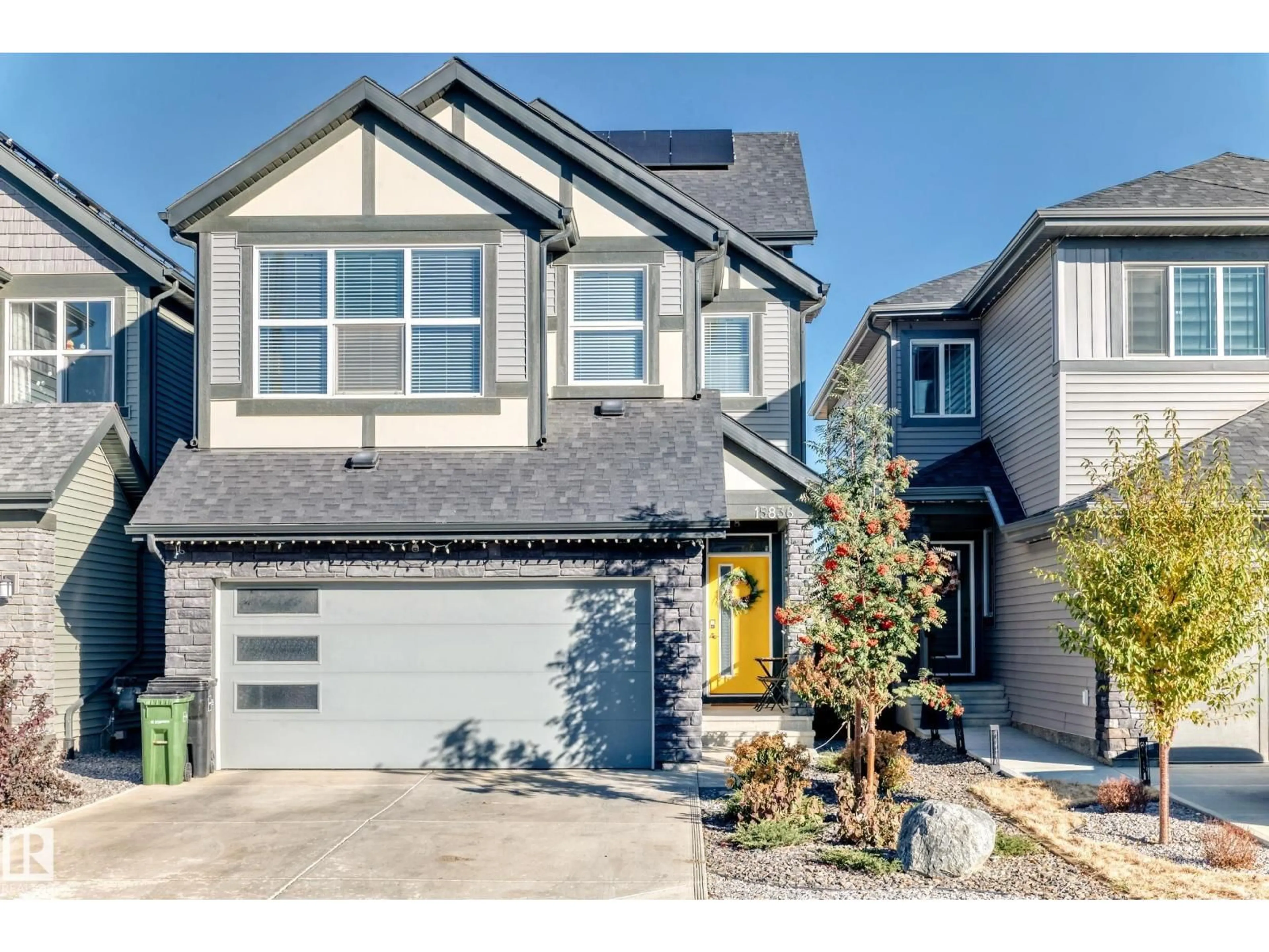 Home with brick exterior material, street for SW - 15836 29 AV, Edmonton Alberta T6W4X4