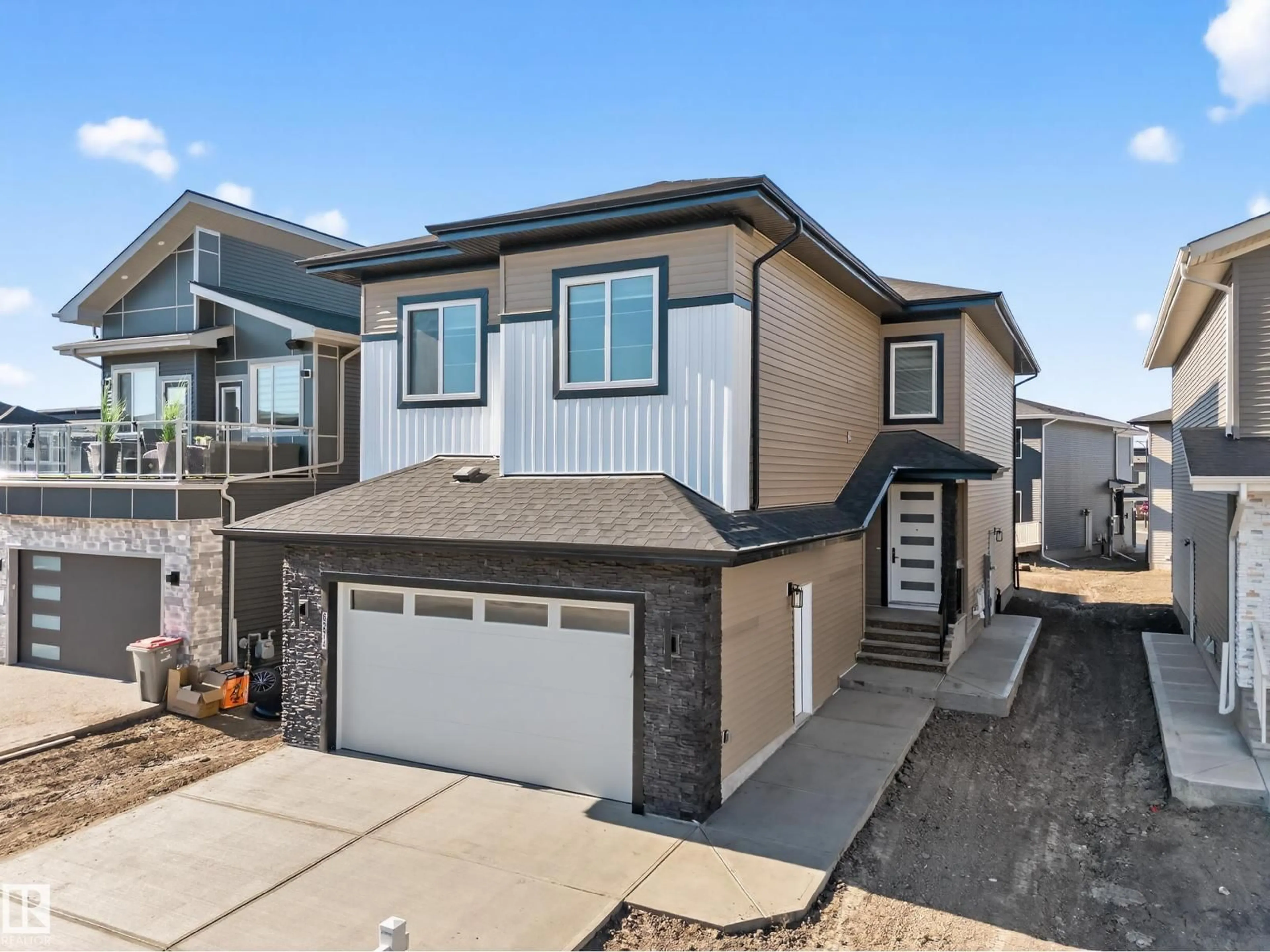 Home with vinyl exterior material, street for 6274 19 ST, Rural Leduc County Alberta T4X3C8