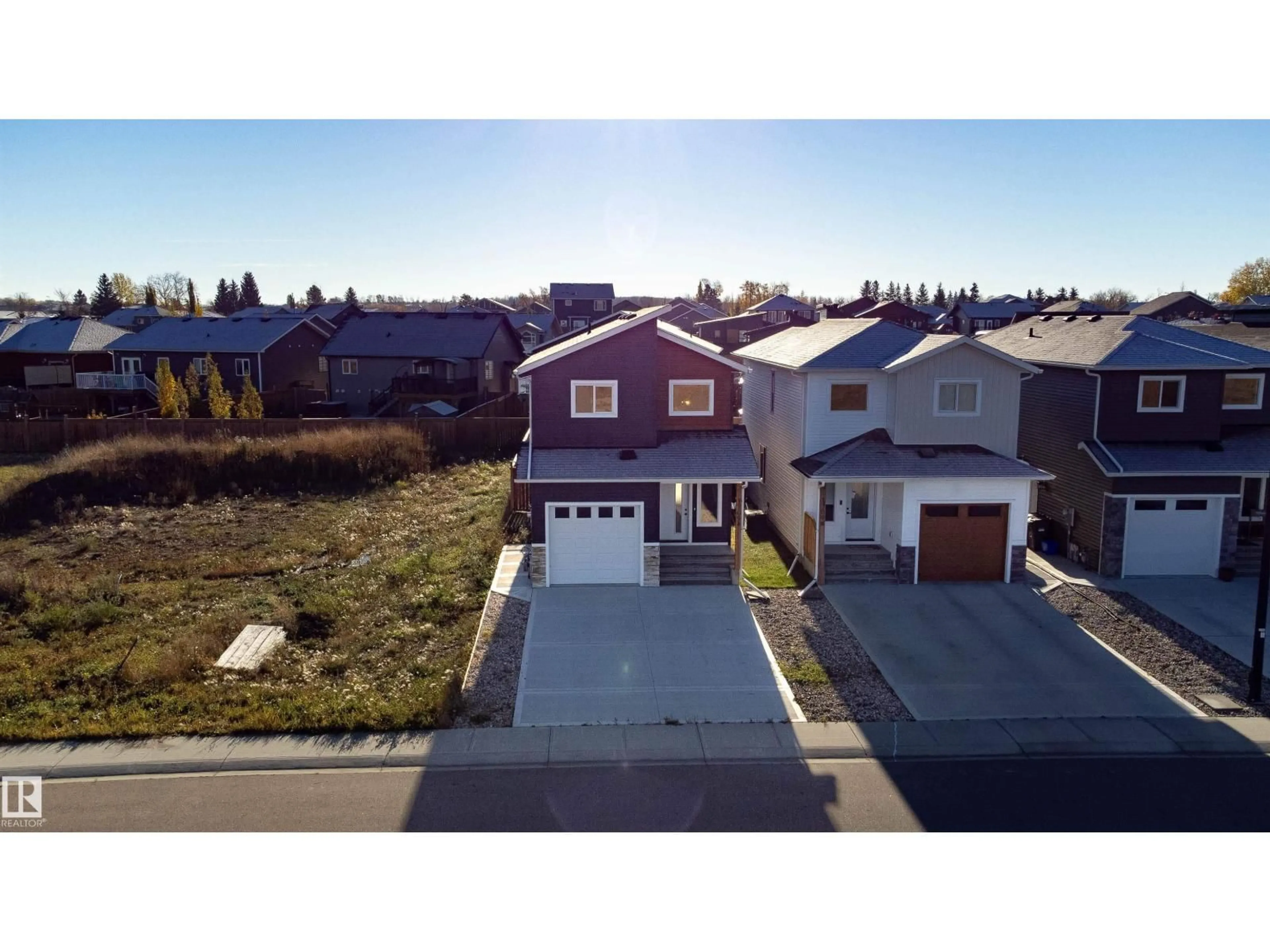 A pic from outside/outdoor area/front of a property/back of a property/a pic from drone, street for 1709A CRESTVIEW WY, Cold Lake Alberta T9M0C8