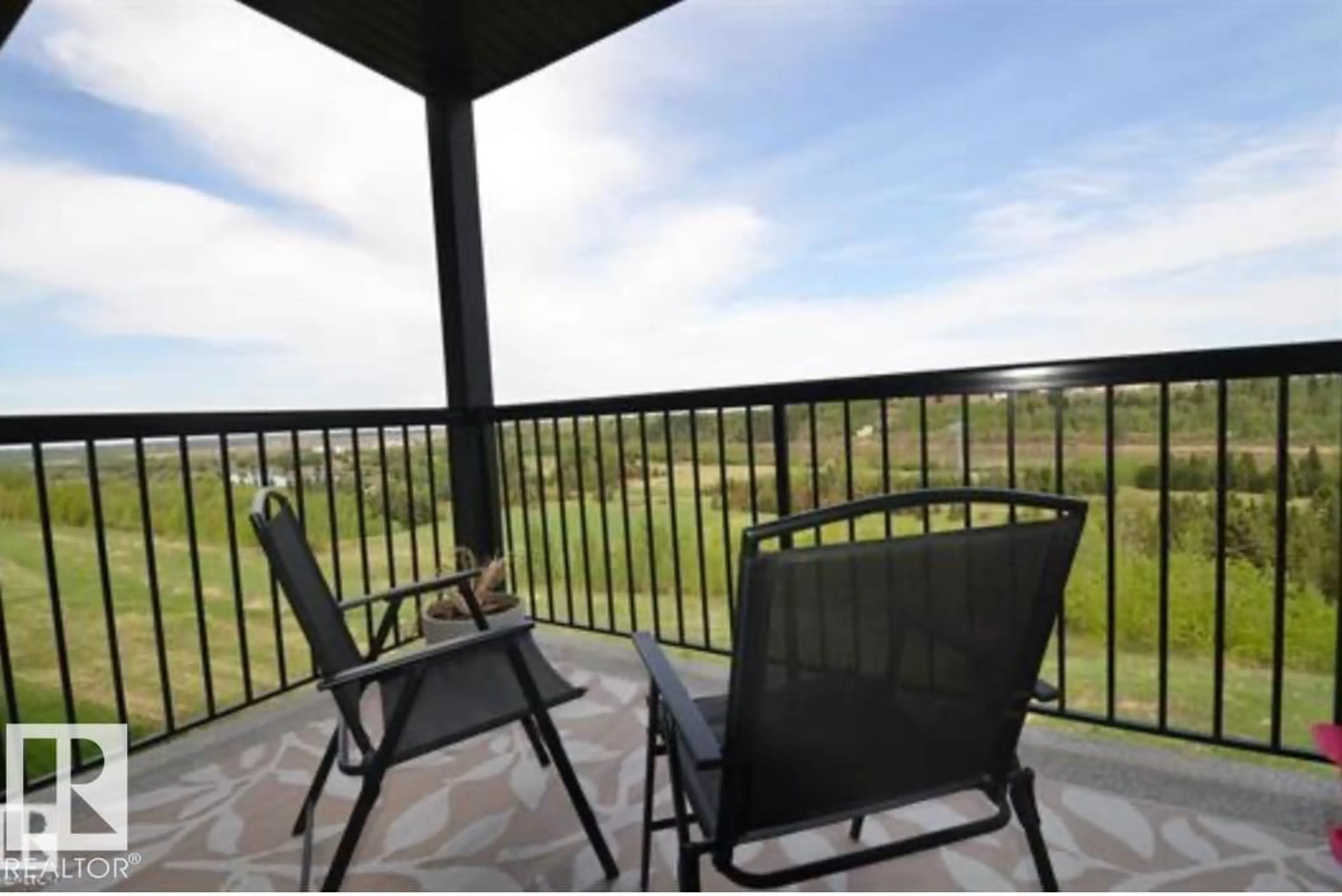 Patio, water/lake/river/ocean view for #351 - 1196 HYNDMAN RD, Edmonton Alberta T5A0X8