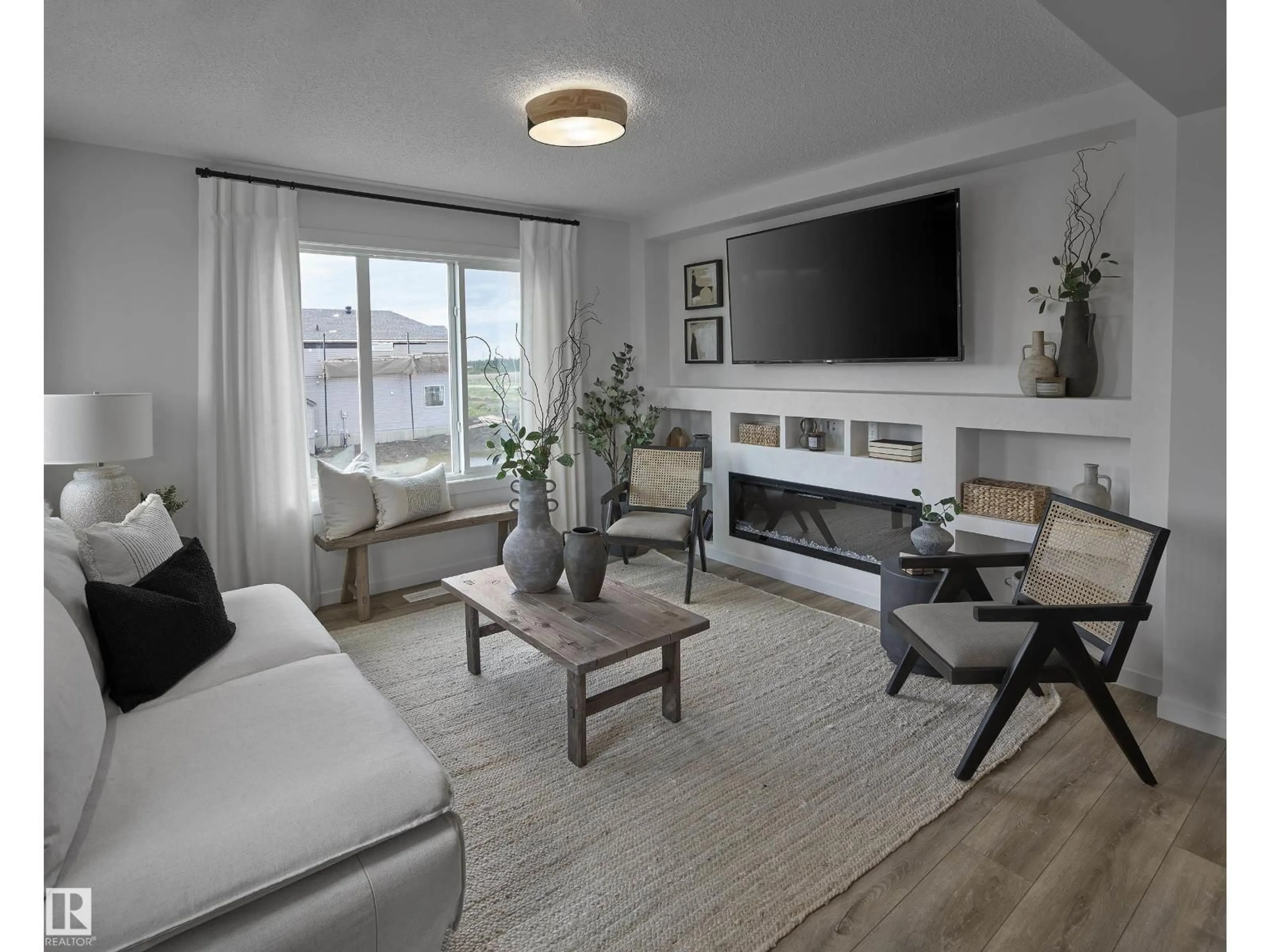 Living room with furniture, unknown for 265 MARQUIS BV, Edmonton Alberta T5Y3K7