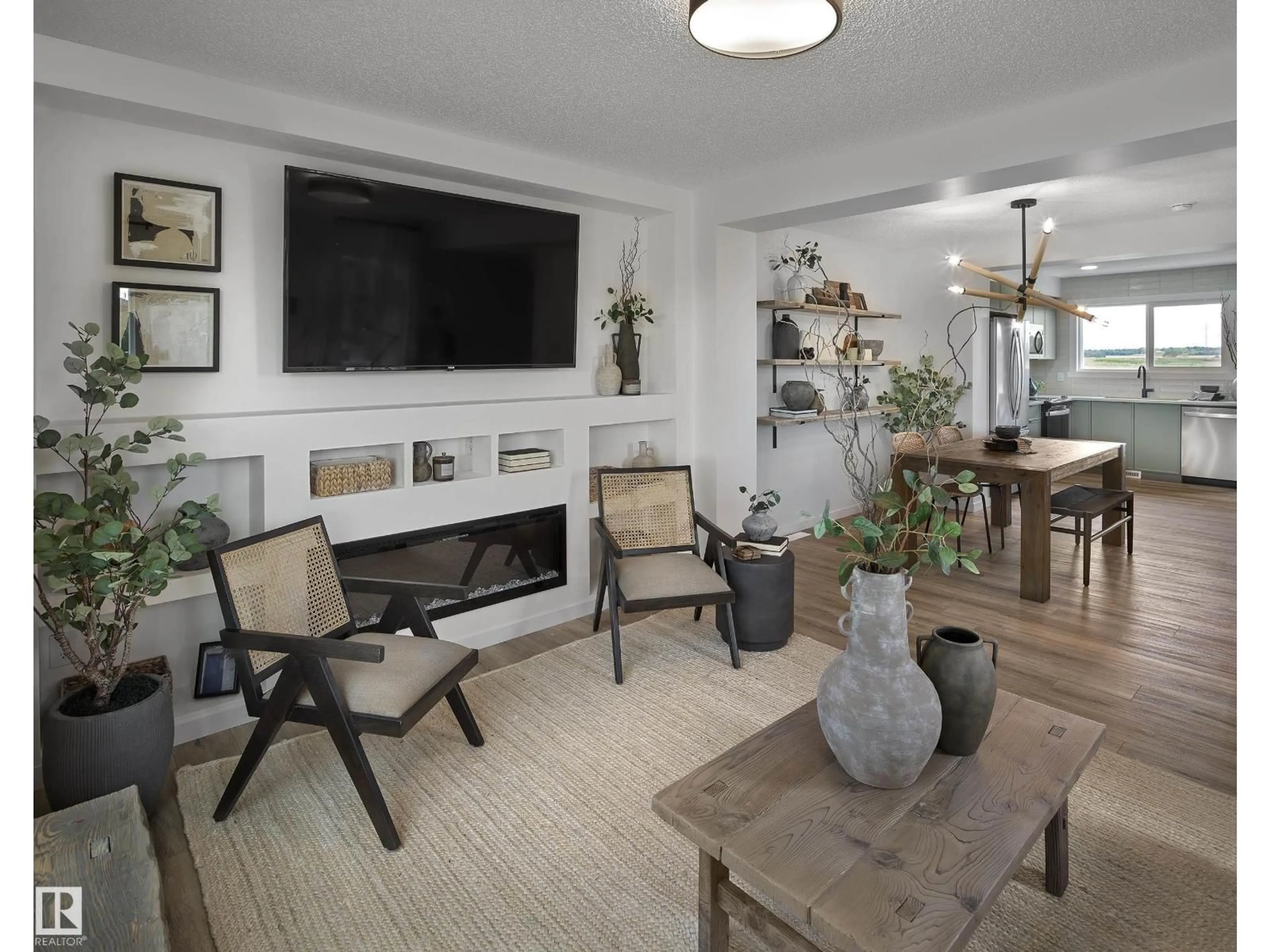 Living room with furniture, unknown for 265 MARQUIS BV, Edmonton Alberta T5Y3K7