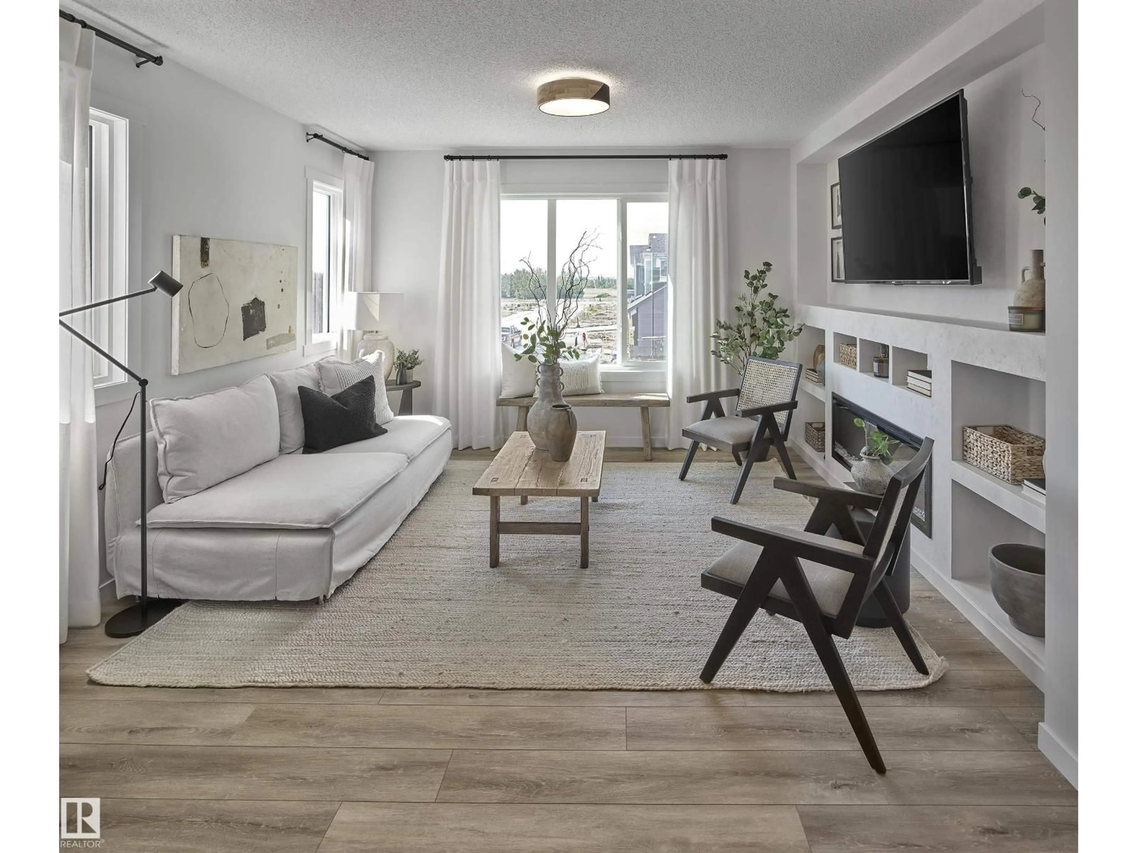 Living room with furniture, unknown for 265 MARQUIS BV, Edmonton Alberta T5Y3K7