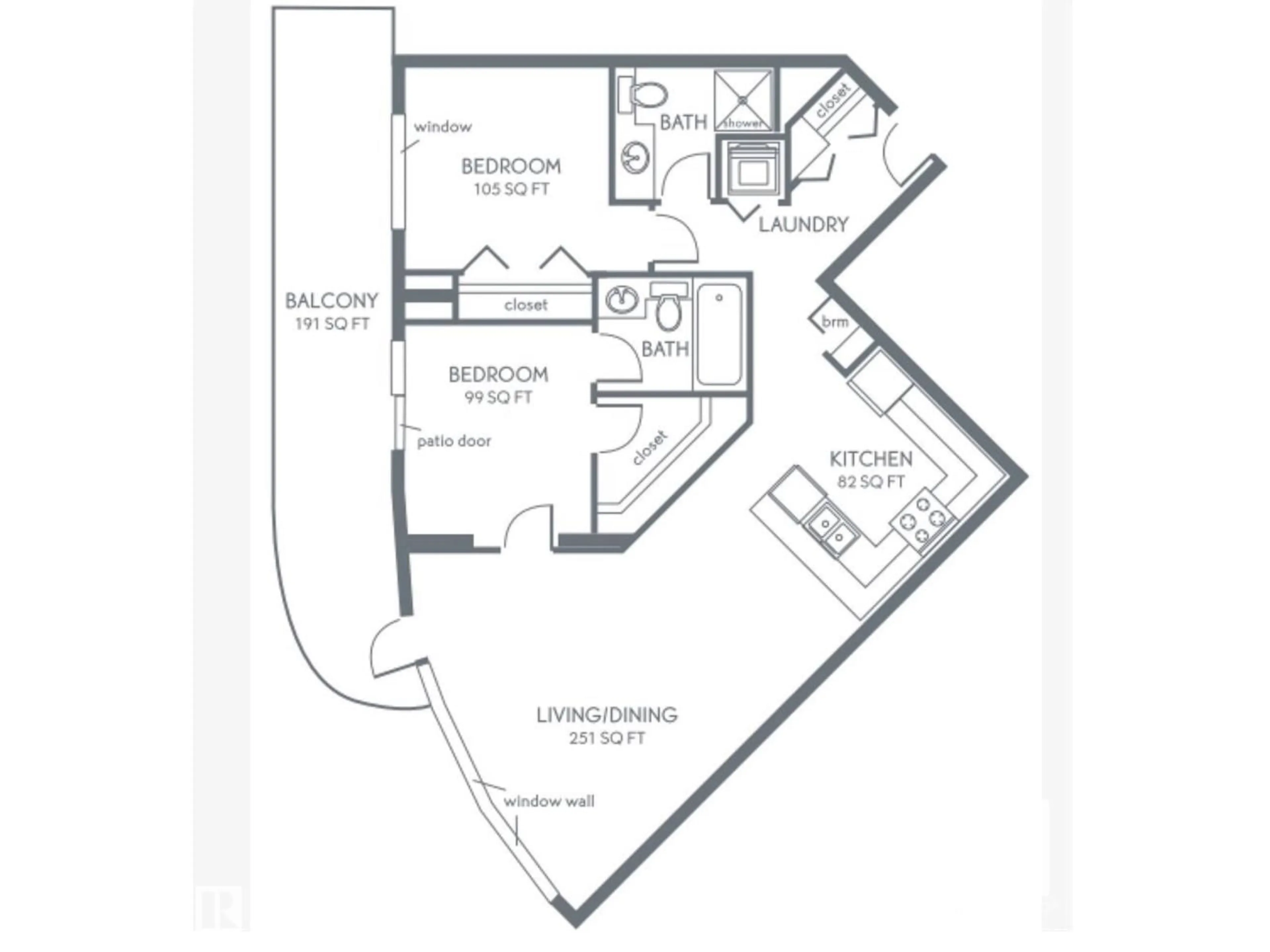 Floor plan for 10152 104 ST, Edmonton Alberta T5J0B6
