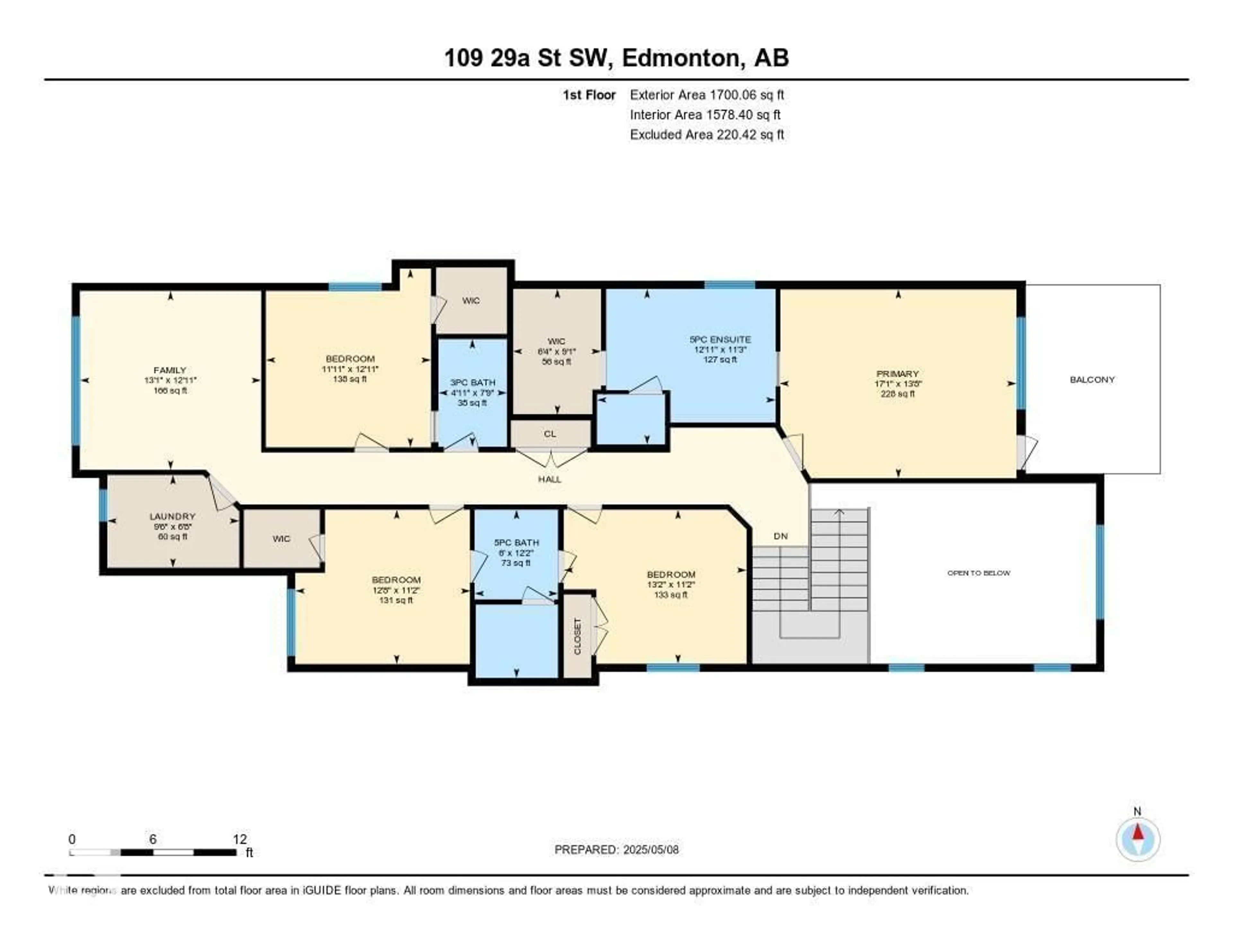 Floor plan for SW - 109 29A ST, Edmonton Alberta T6X3E1