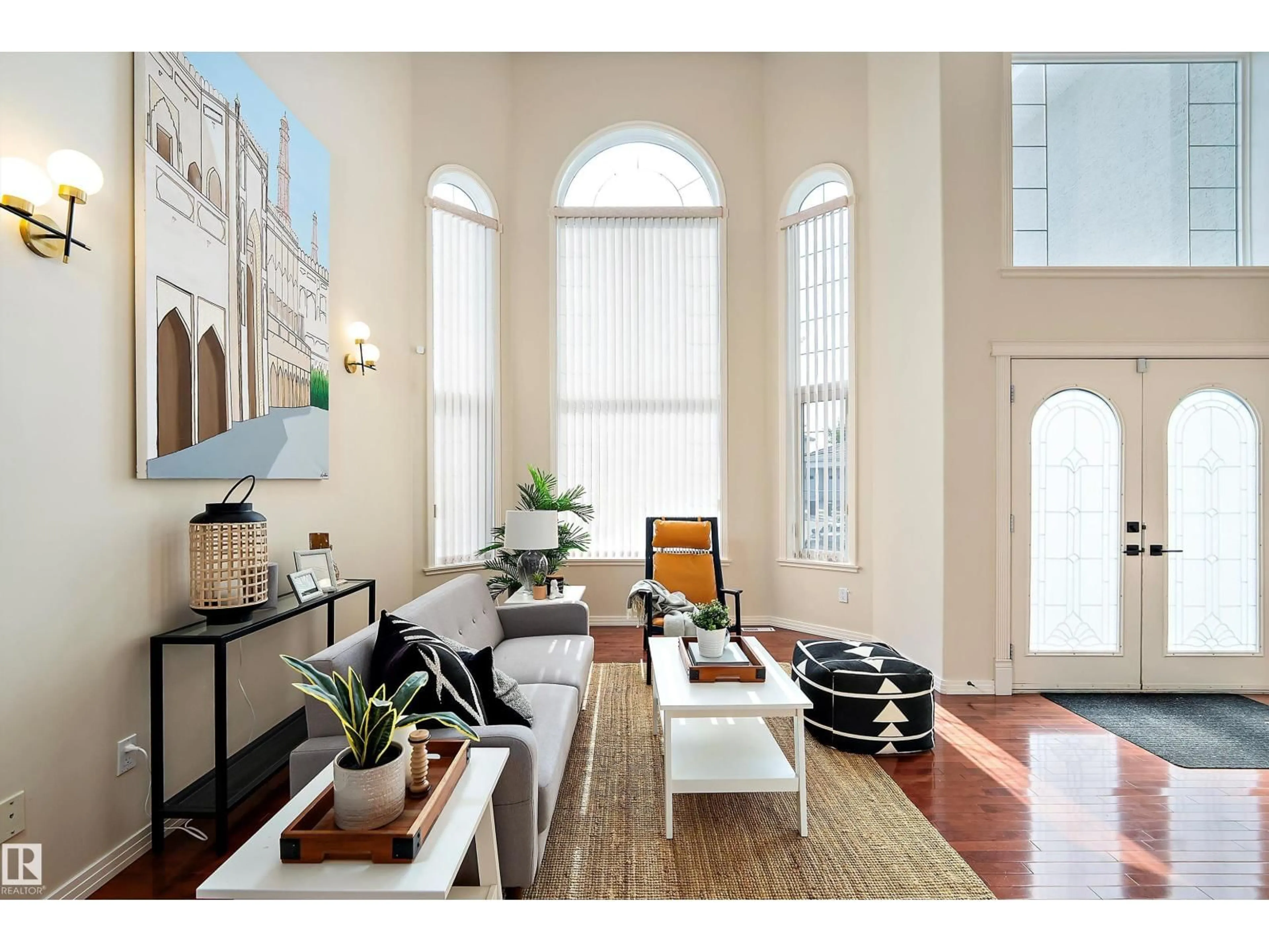 Living room with furniture, unknown for NW - 995 HOLLINGSWORTH BEND BN, Edmonton Alberta T6R3G7