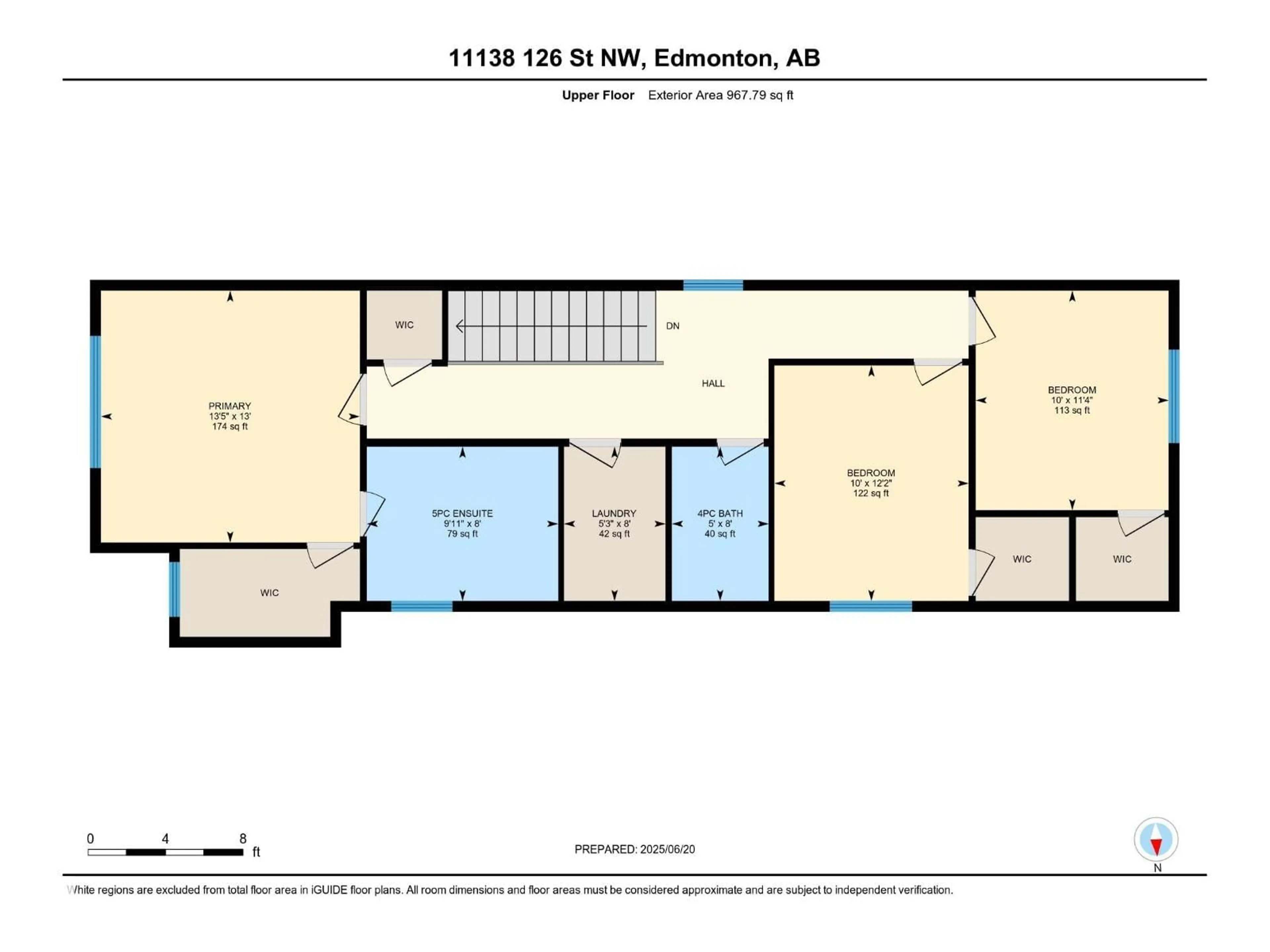 Floor plan for E NW - 11138 126 ST, Edmonton Alberta T5M0P9