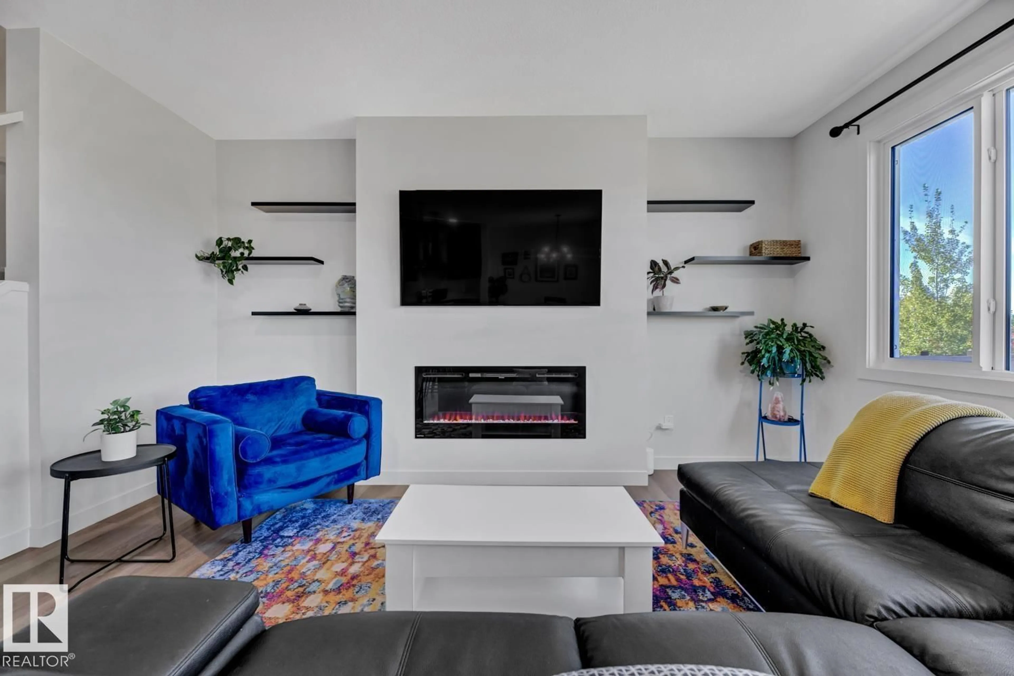 Living room with furniture, unknown for 5 ELWYCK, Spruce Grove Alberta T7X0Z2
