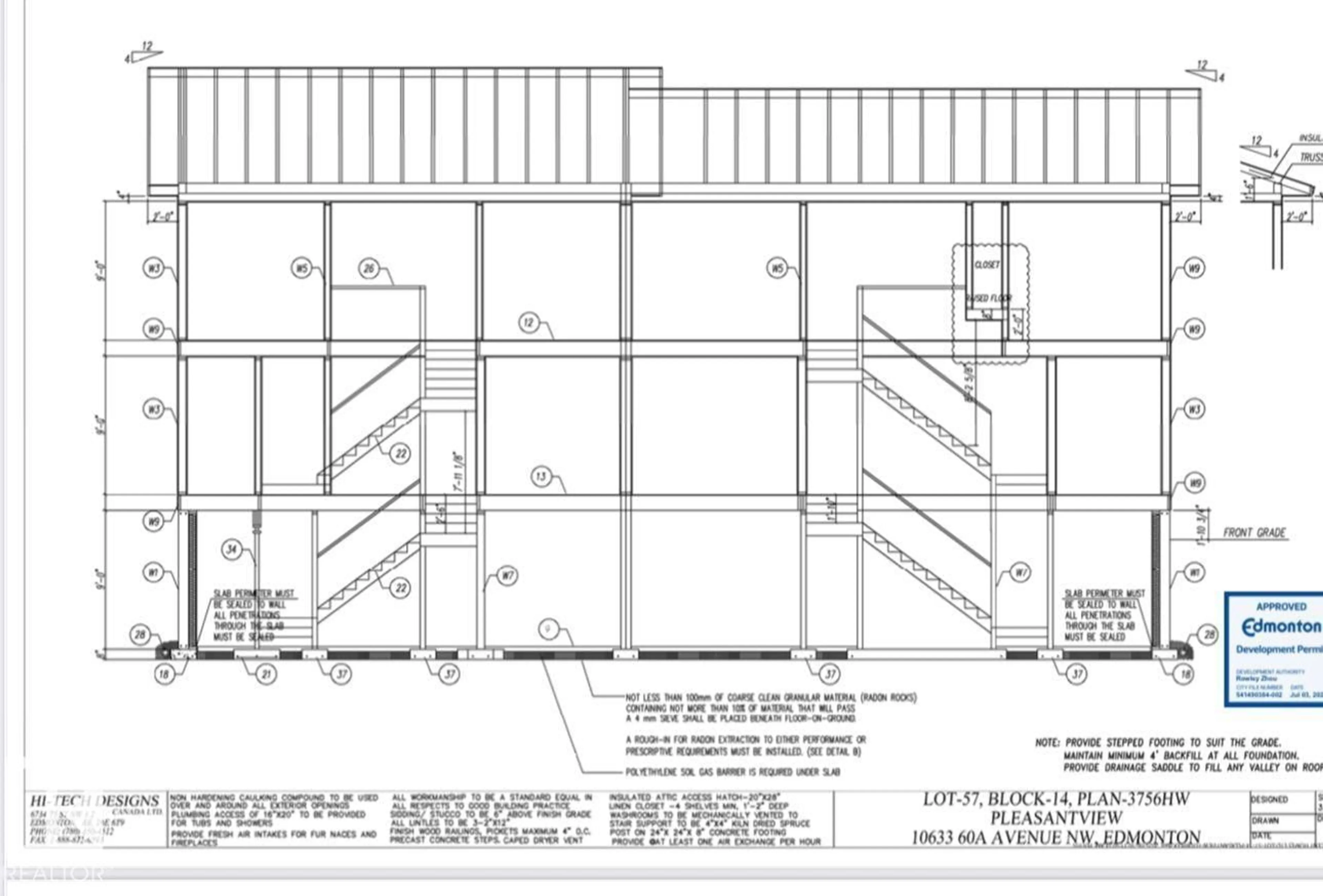 Floor plan for 10633 60A AV, Edmonton Alberta T6H1K5
