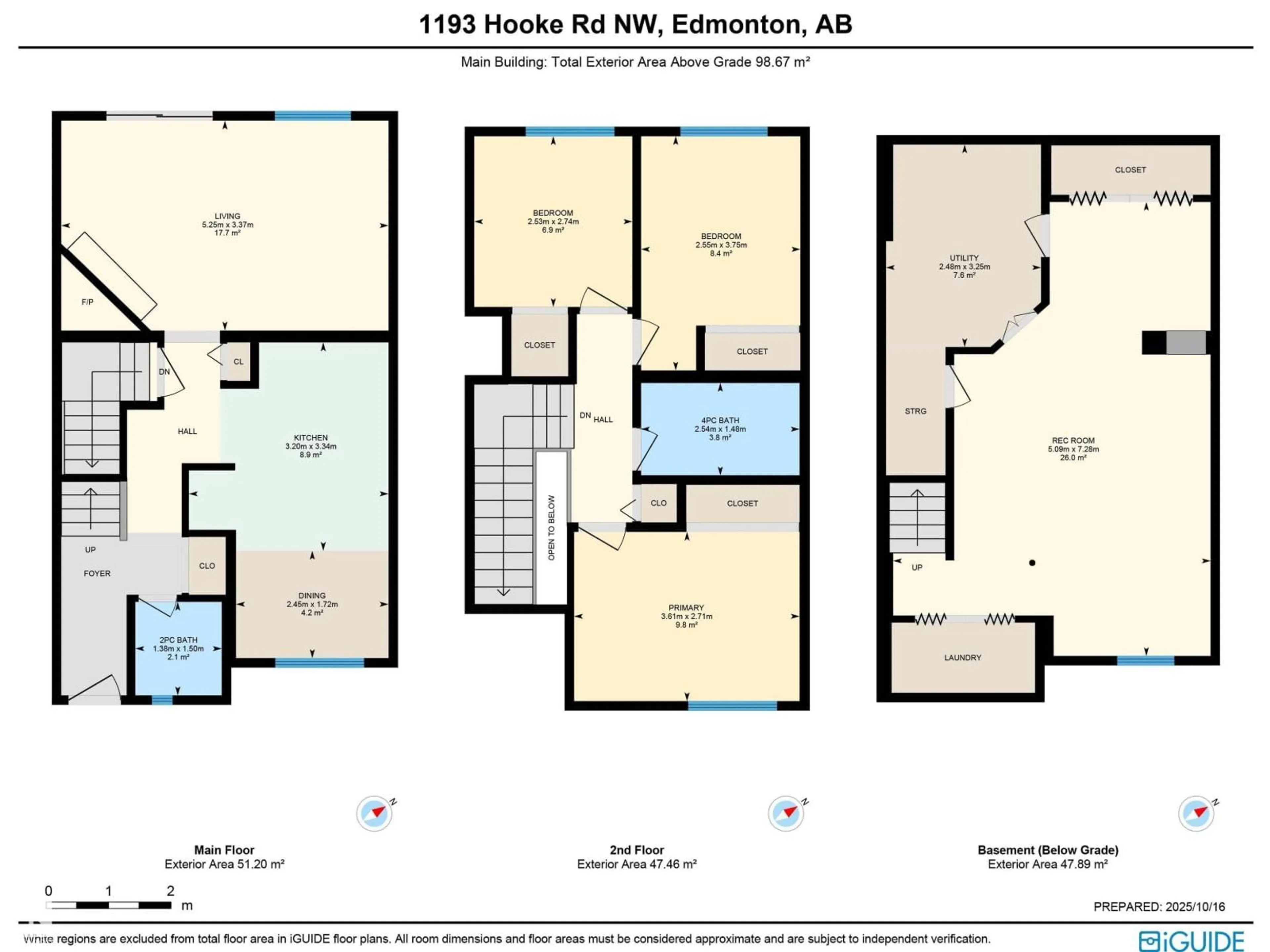 Floor plan for 1193 HOOKE RD, Edmonton Alberta T5A4A5