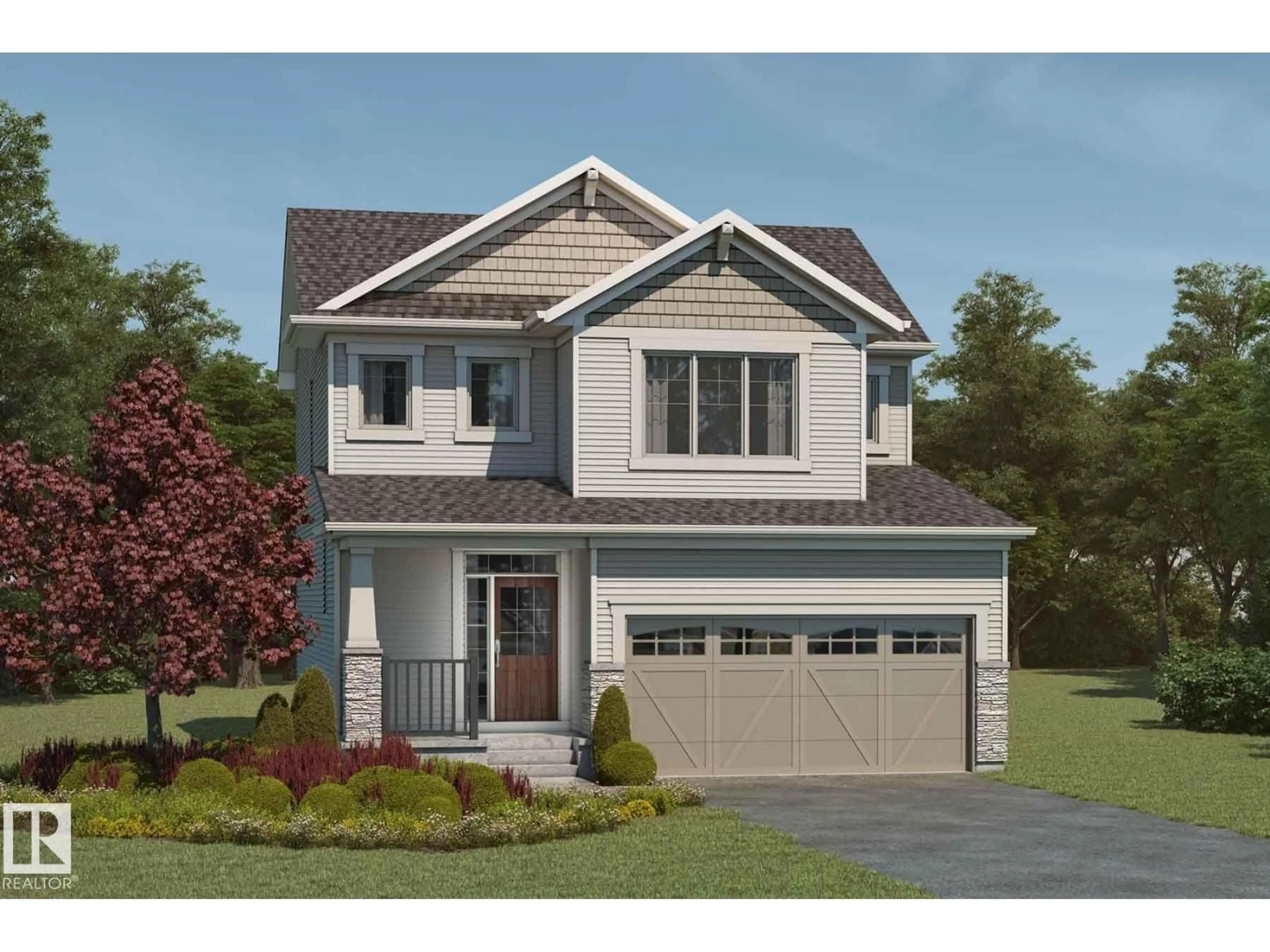 Home with vinyl exterior material, street for 20425 16A AV, Edmonton Alberta T6M2P5