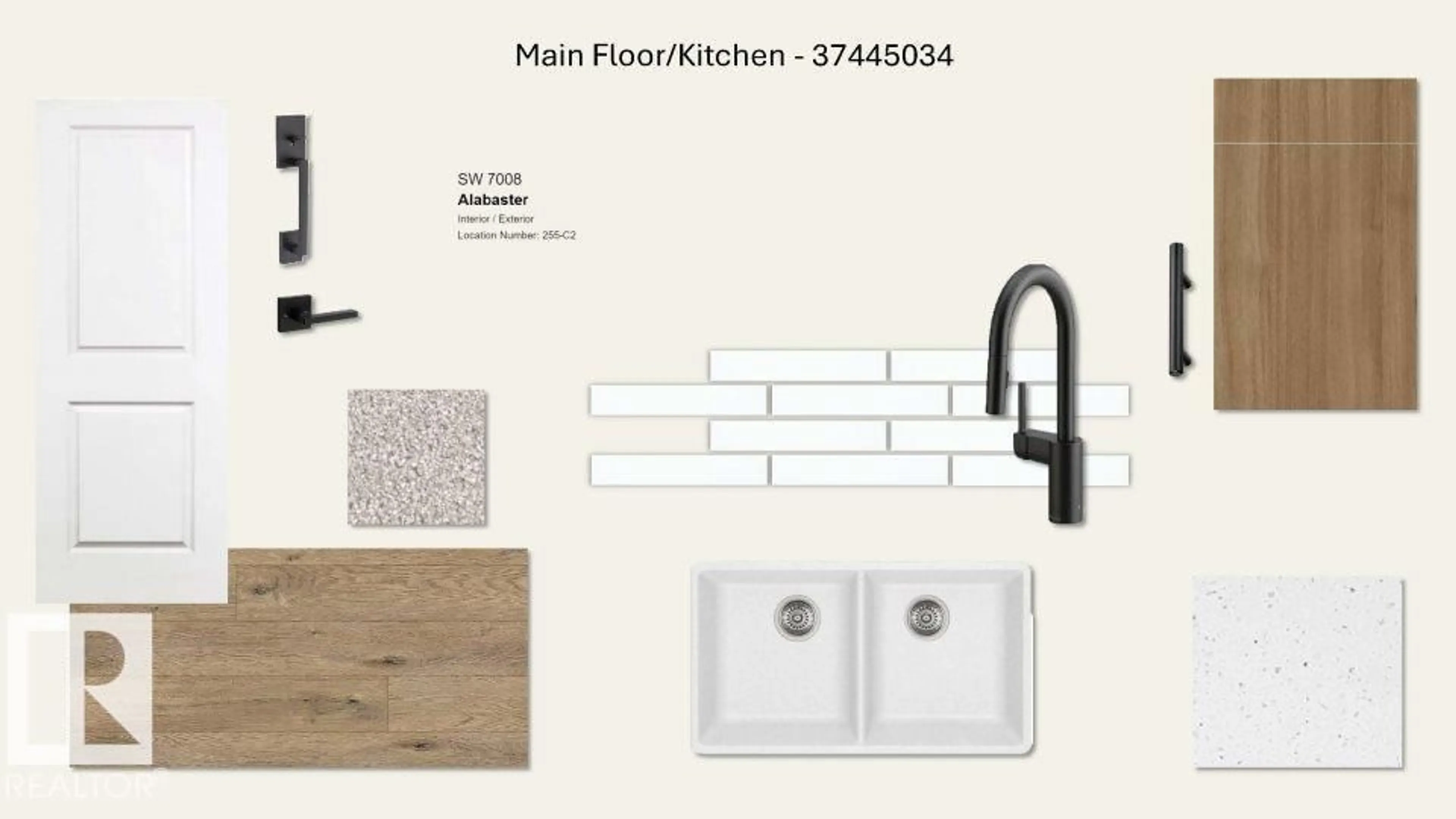 Standard kitchen, ceramic/tile floor for 20425 16A AV, Edmonton Alberta T6M2P5