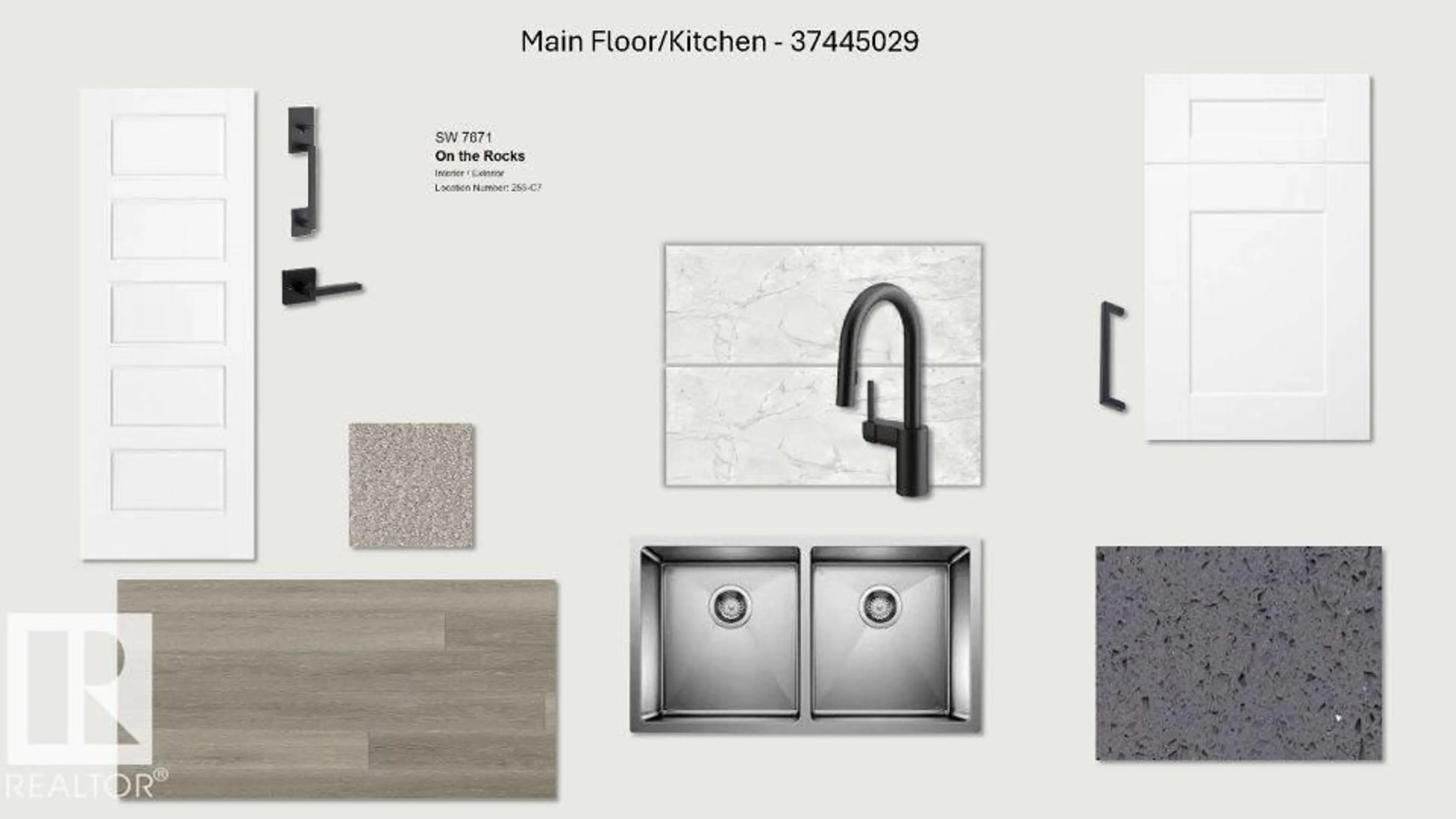 Standard kitchen, ceramic/tile floor for 848 STILLWATER BV, Edmonton Alberta T6M2P5